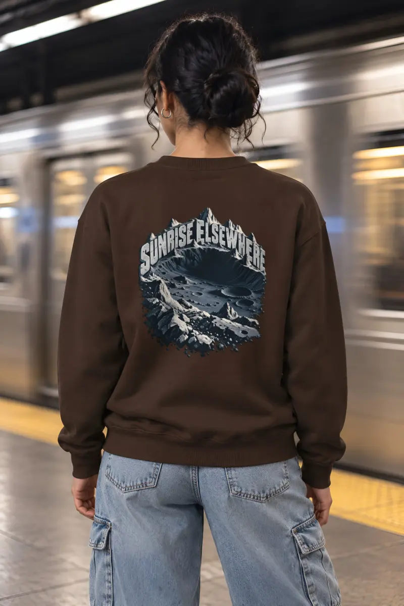 "Sunrise Elsewhere" 1 Crewneck Sweatshirt