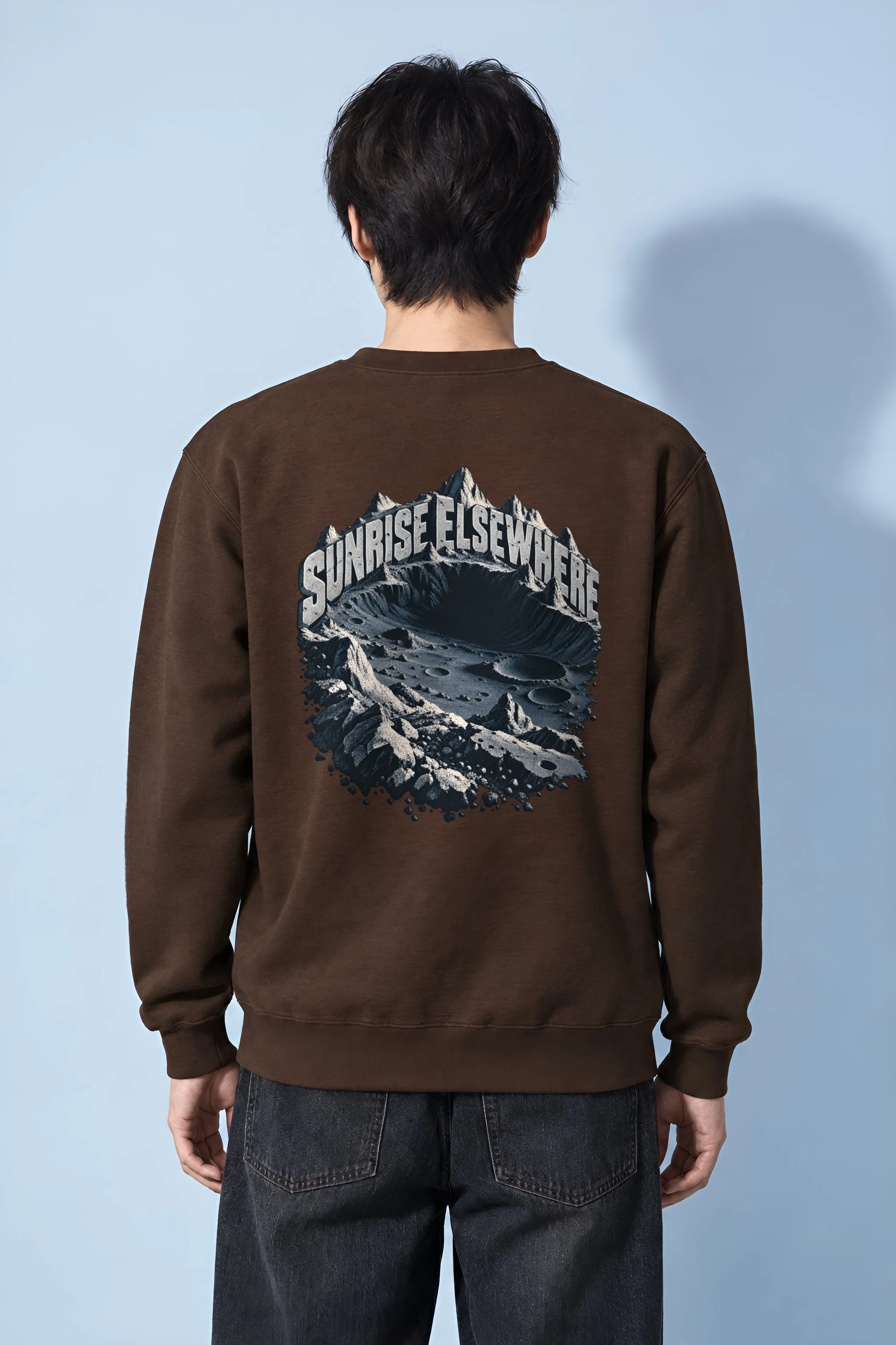 "Sunrise Elsewhere" Heavy Blend Unisex Crewneck Sweatshirt