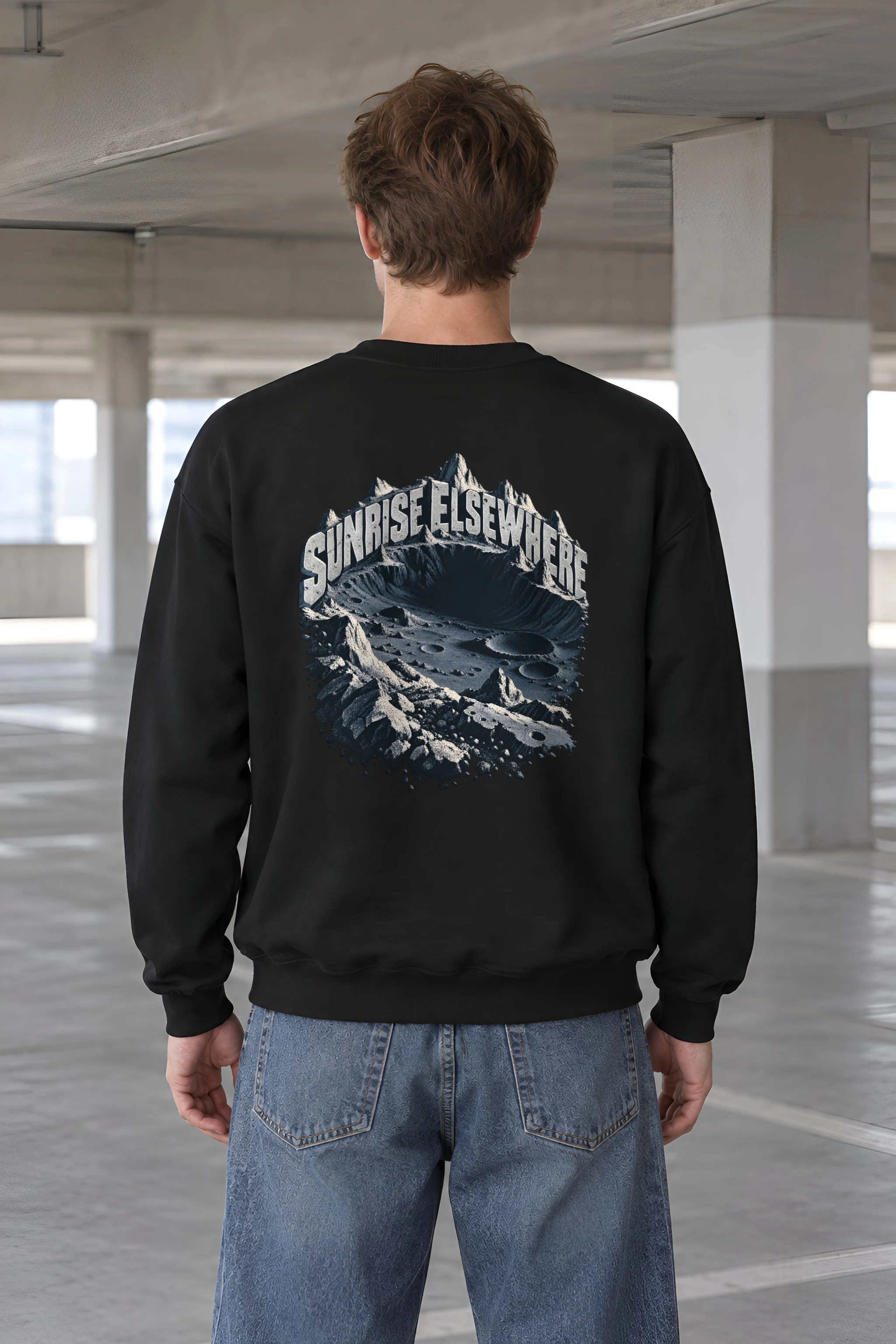"Sunrise Elsewhere" 1 Crewneck Sweatshirt