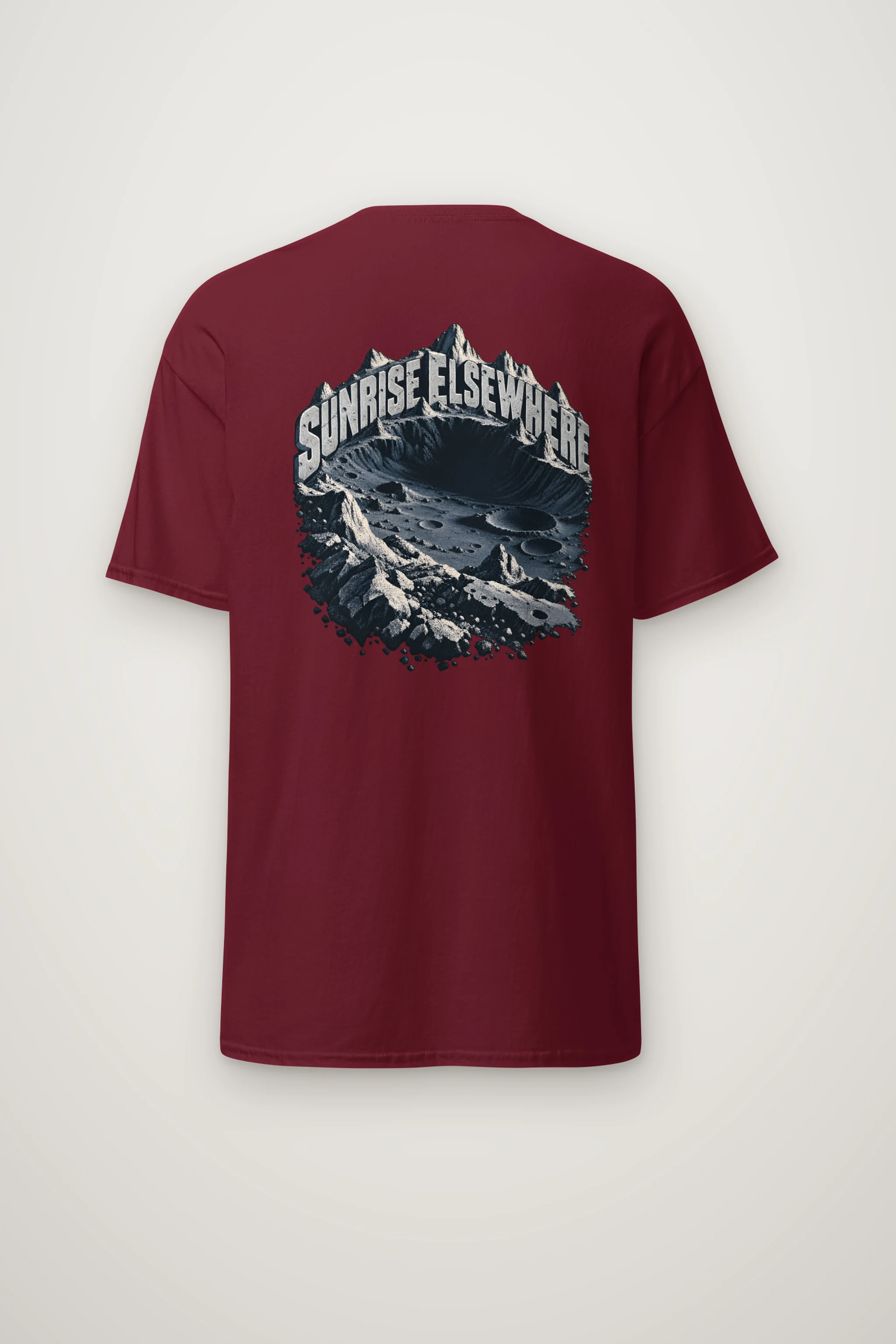 "Sunrise Elsewhere" Heavyweight Unisex Crewneck T-shirt