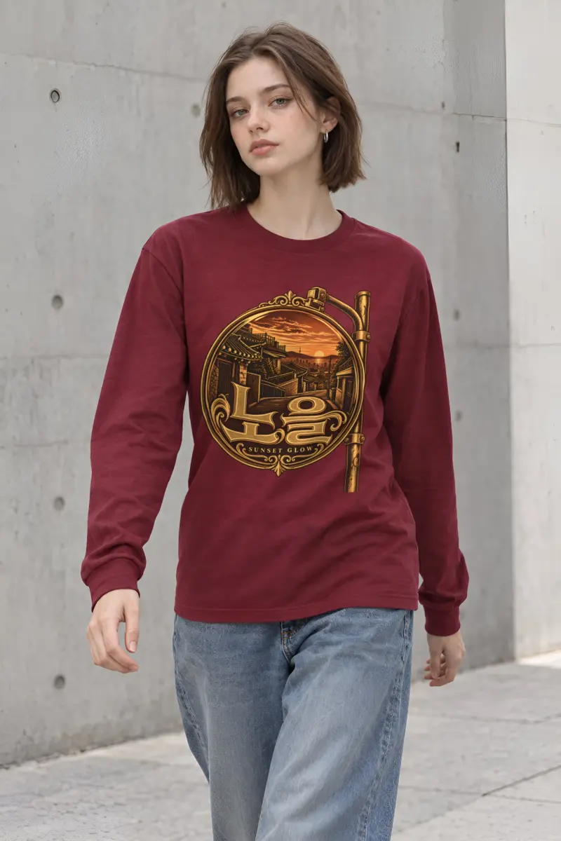 “Sunset Glow” Unisex Longsleeve T-shirt