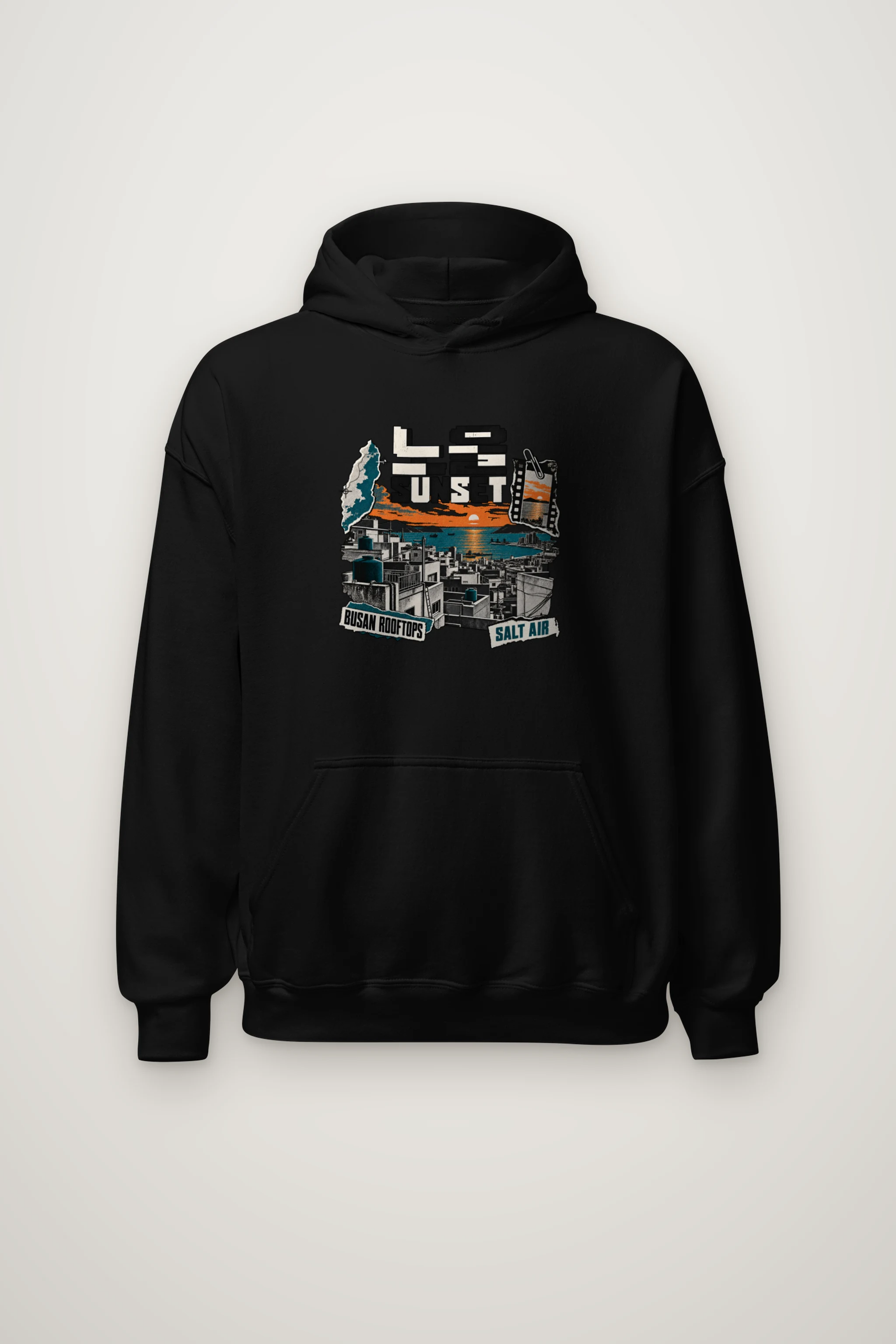 "Sunset Rooftops" Heavy Blend Unisex Pullover Hoodie