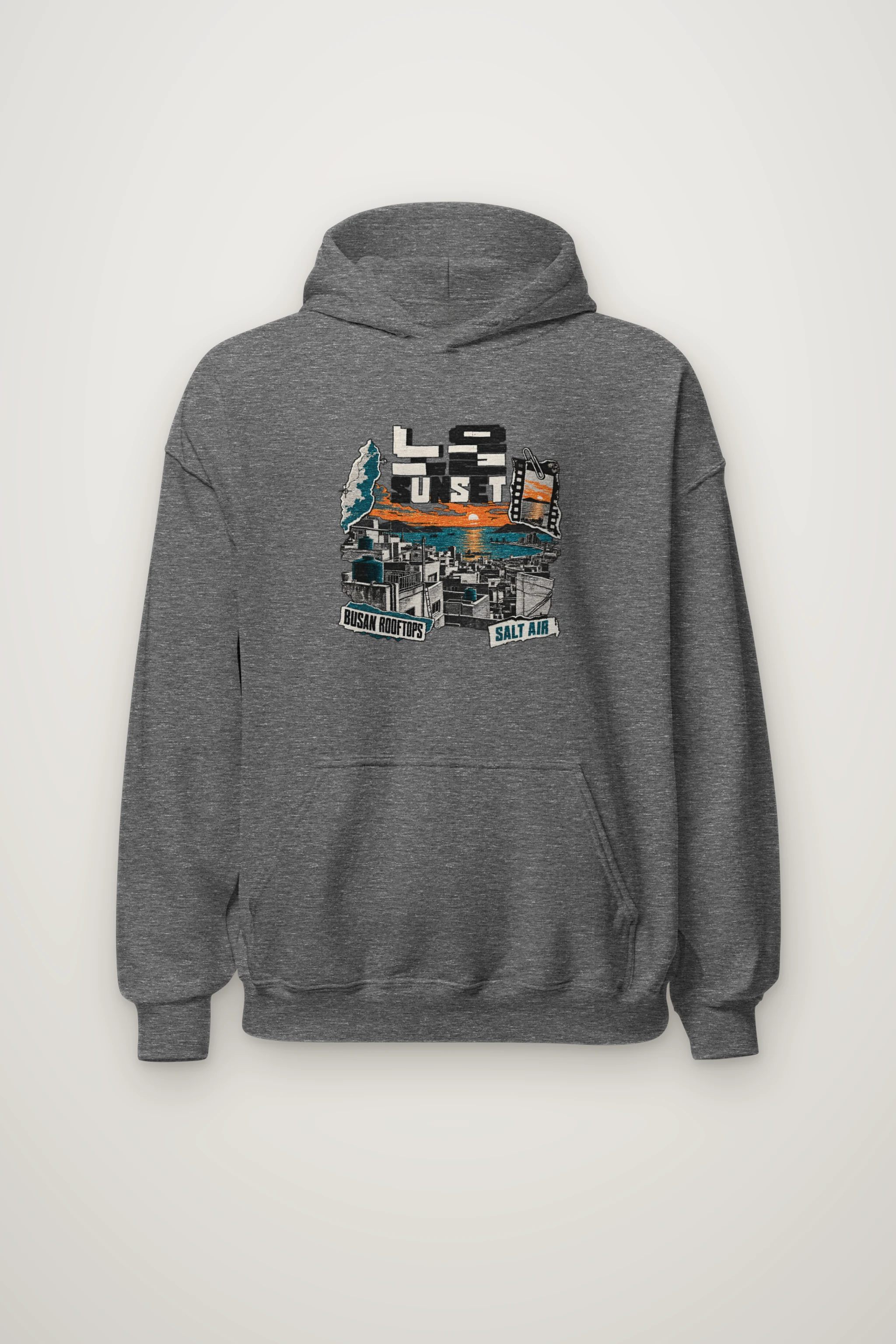 "Sunset Rooftops" Heavy Blend Unisex Pullover Hoodie