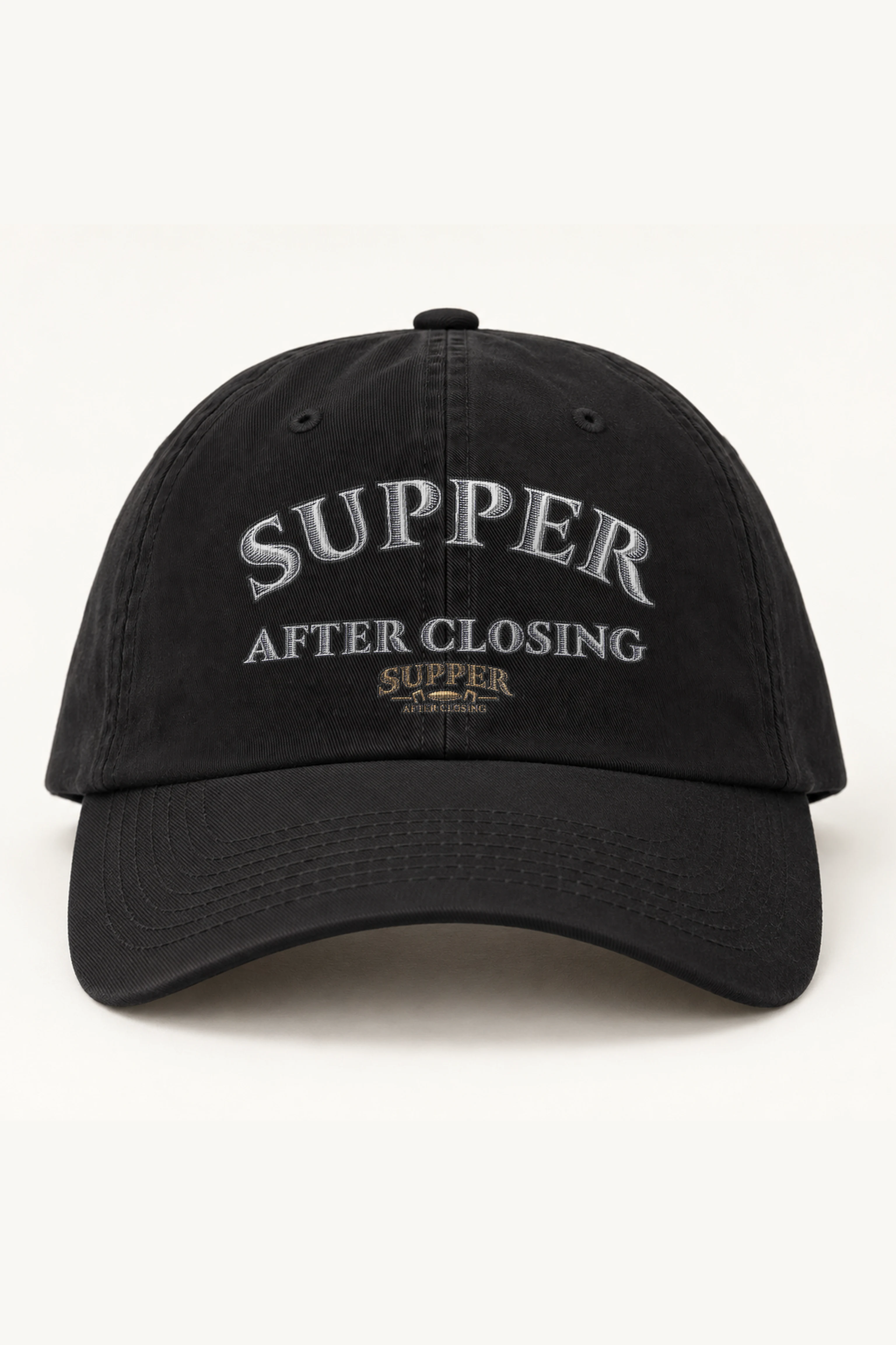 "Supper After Closing" Classic Dad Hat · Embroidered
