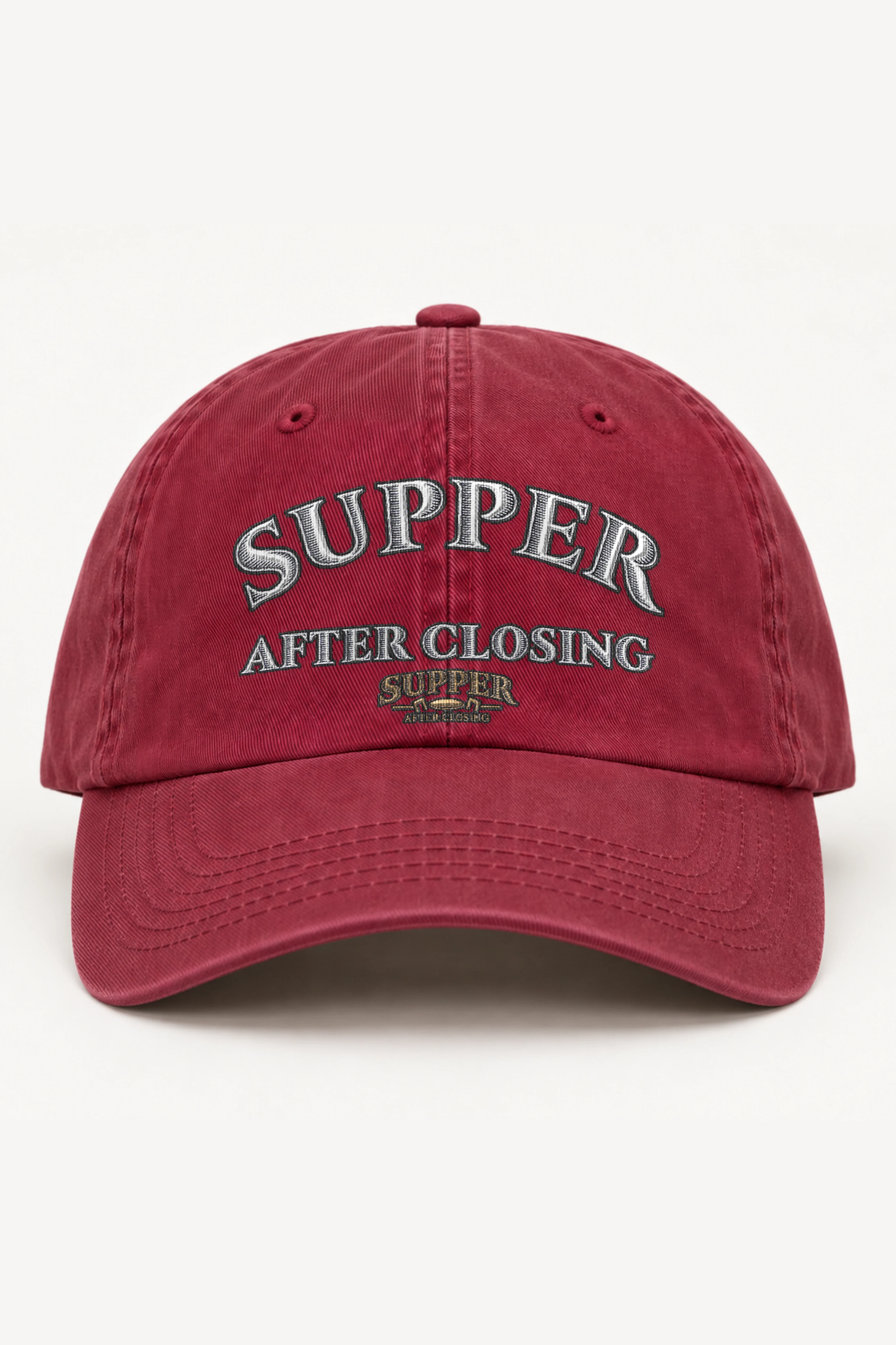 "Supper After Closing" Classic Dad Hat · Embroidered