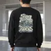 "Surf Around The Rocks" Heavy Blend Unisex Crewneck Sweatshirt