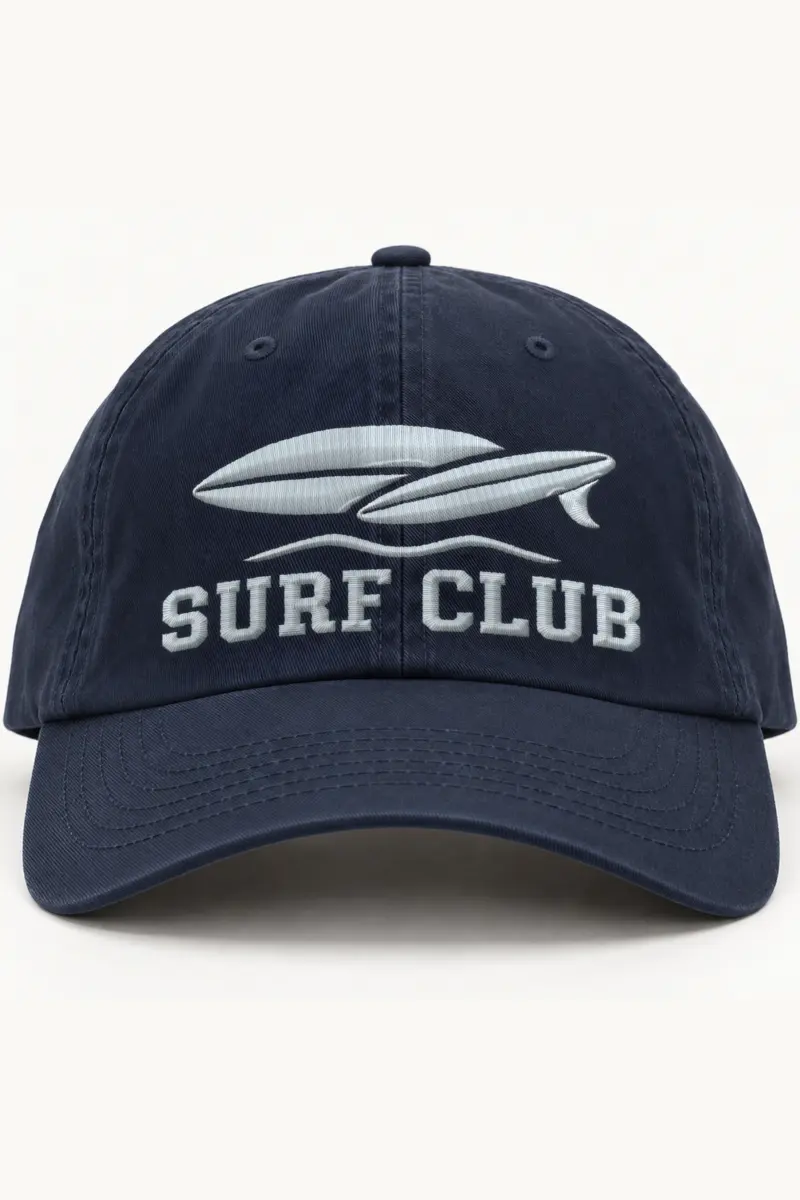 "SURF CLUB" Classic Dad Hat · Embroidered