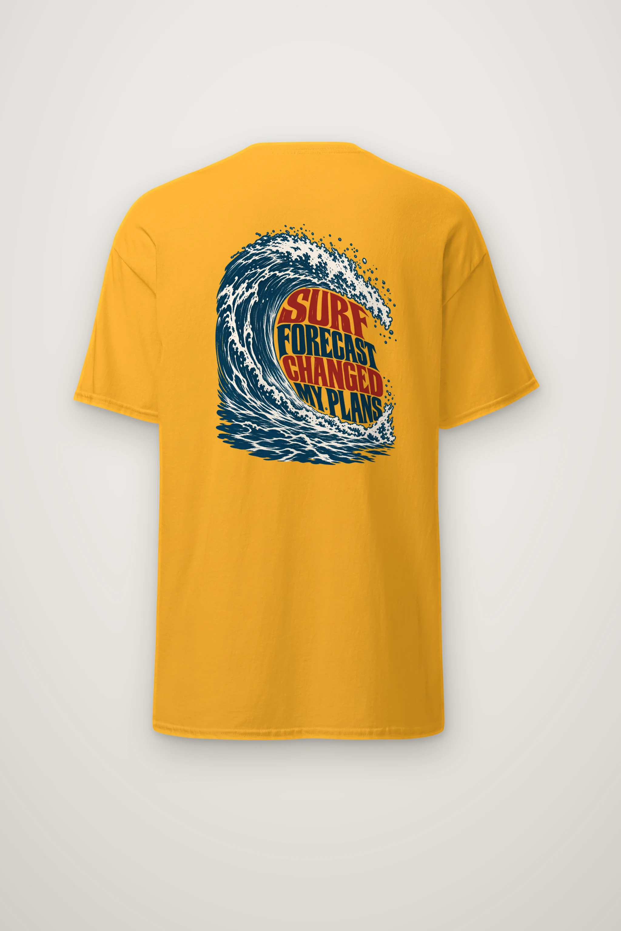 "Surf Forecast Changed My Plans" Heavyweight Unisex Crewneck T-shirt