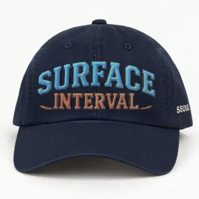 "Surface Interval" Classic Dad Hat · Embroidered
