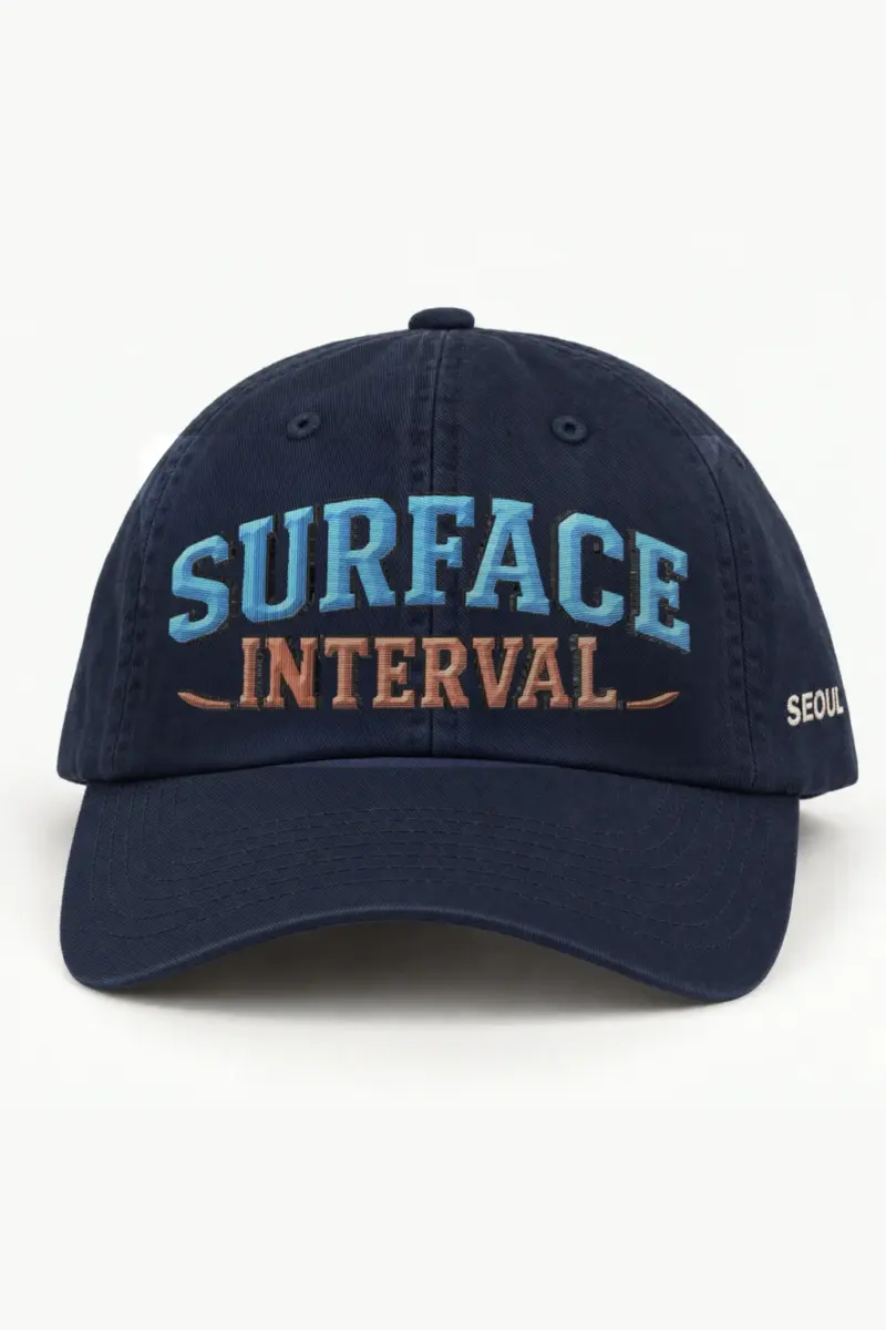 "Surface Interval" Classic Dad Hat · Embroidered