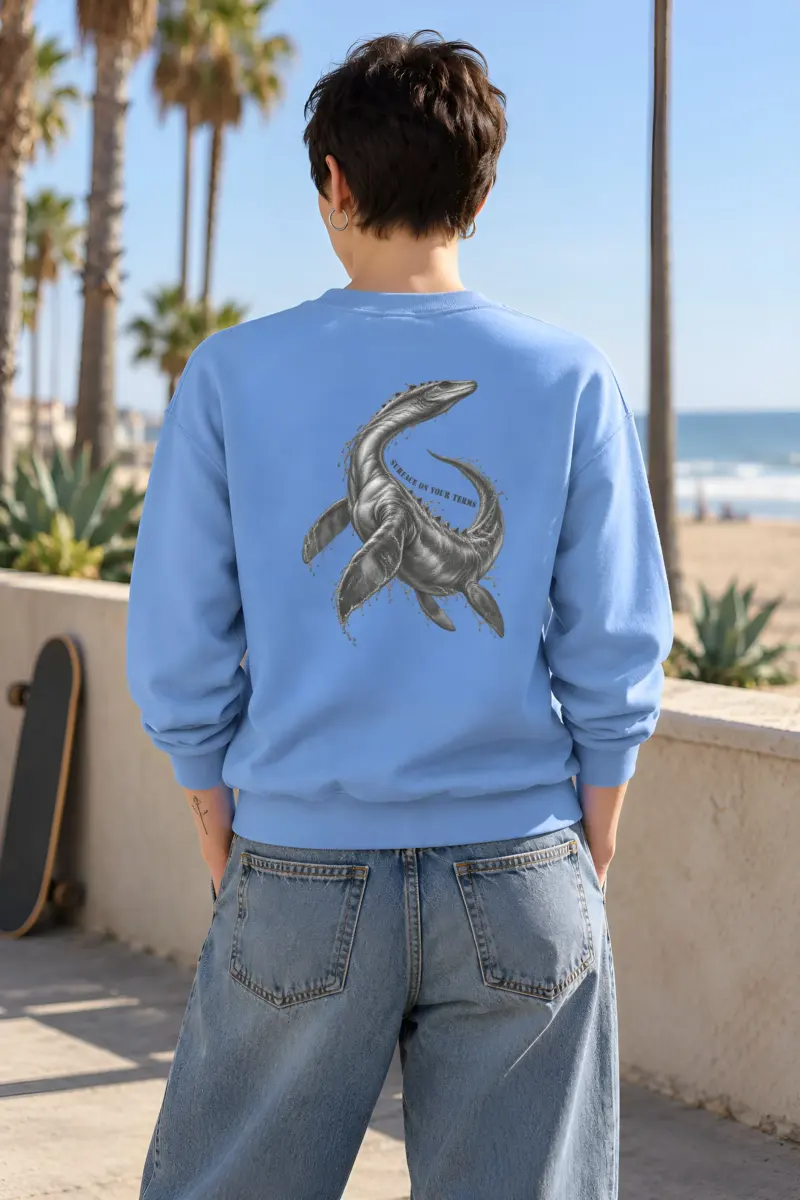 "Surface on Your Terms" Heavy Blend Unisex Crewneck Sweatshirt