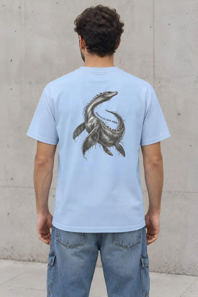 "Surface on Your Terms" Heavyweight Unisex Crewneck T-shirt