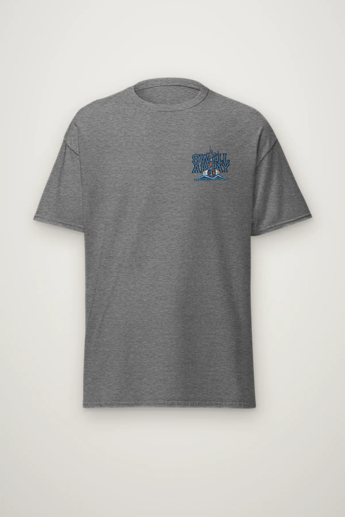 "Swell Array Busan Coastal Study" Heavyweight Unisex Crewneck T-shirt