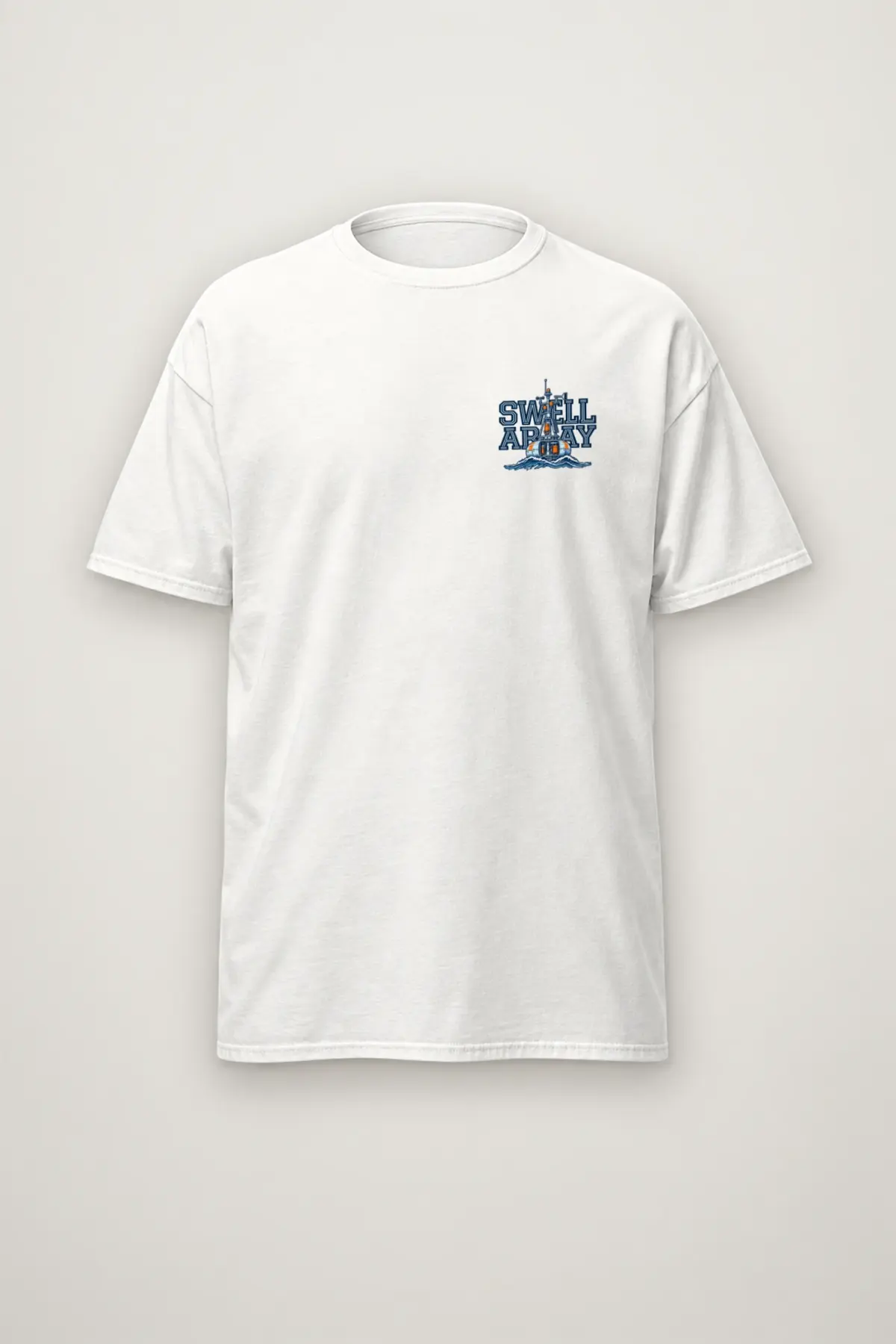 "Swell Array Busan Coastal Study" Heavyweight Unisex Crewneck T-shirt