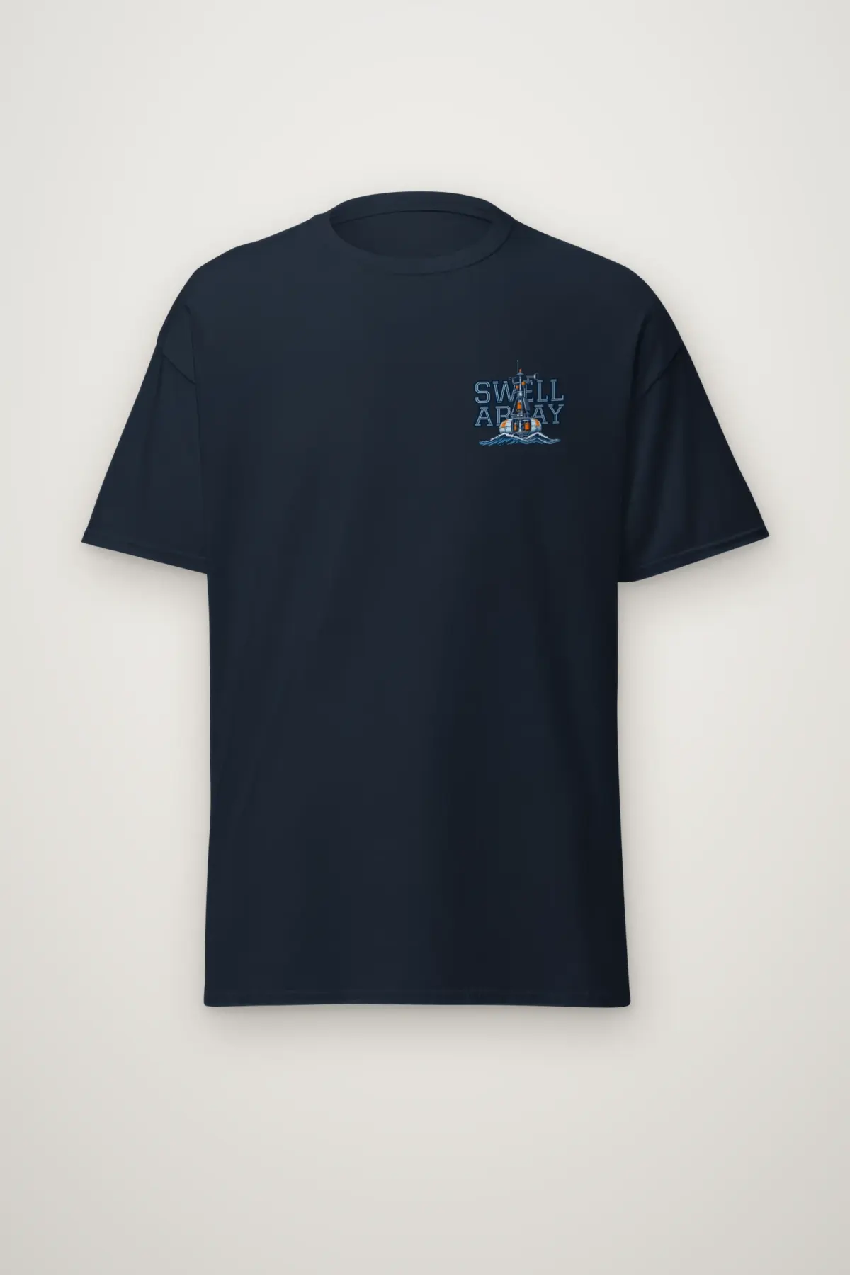 "Swell Array Busan Coastal Study" Heavyweight Unisex Crewneck T-shirt