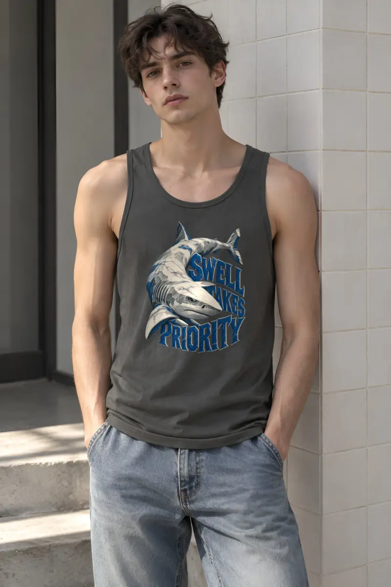 "Swell Takes Priority" Unisex Jersey Tank