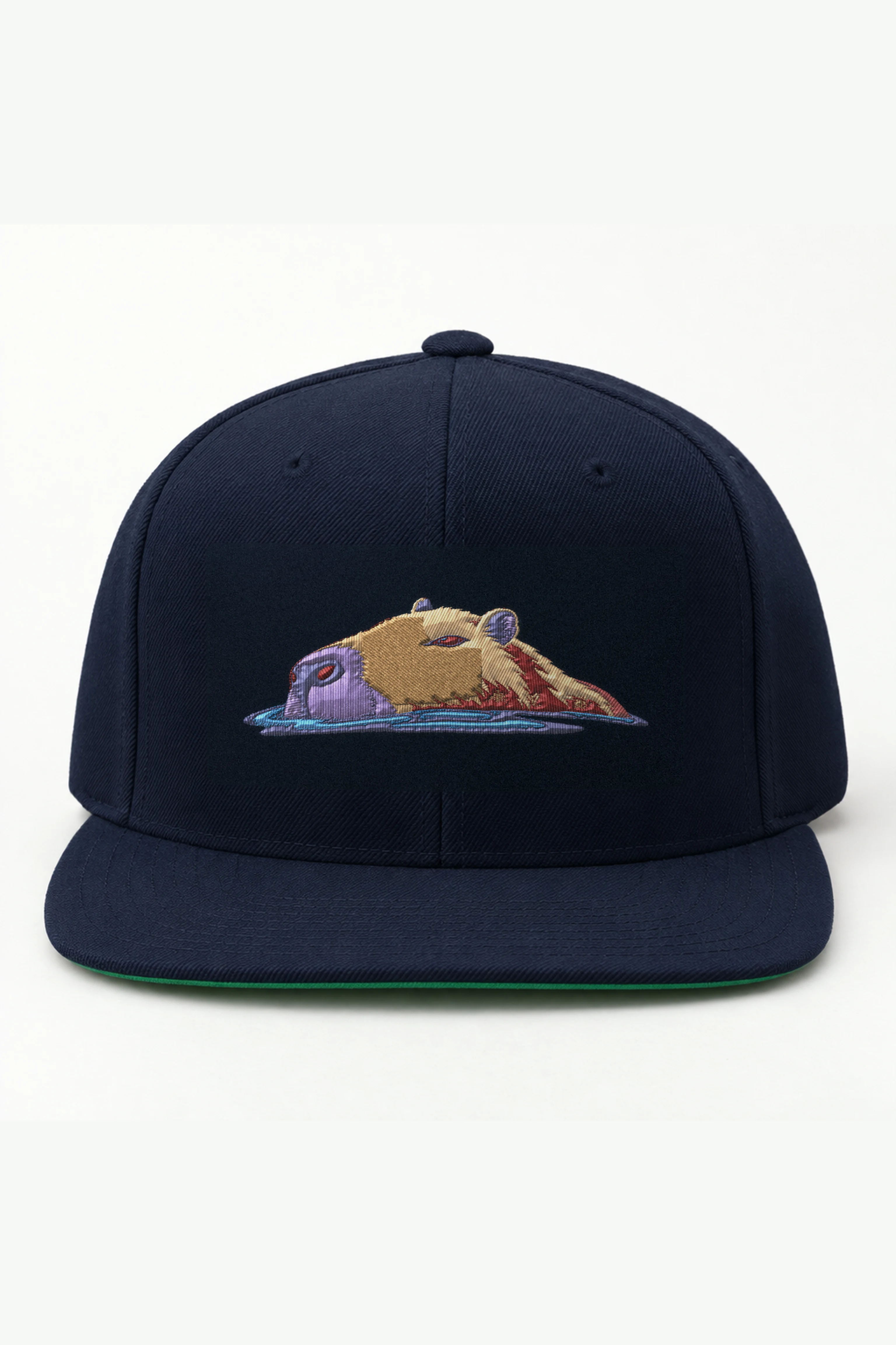 "Swimming Capybara" Classic Snapback · Embroidered