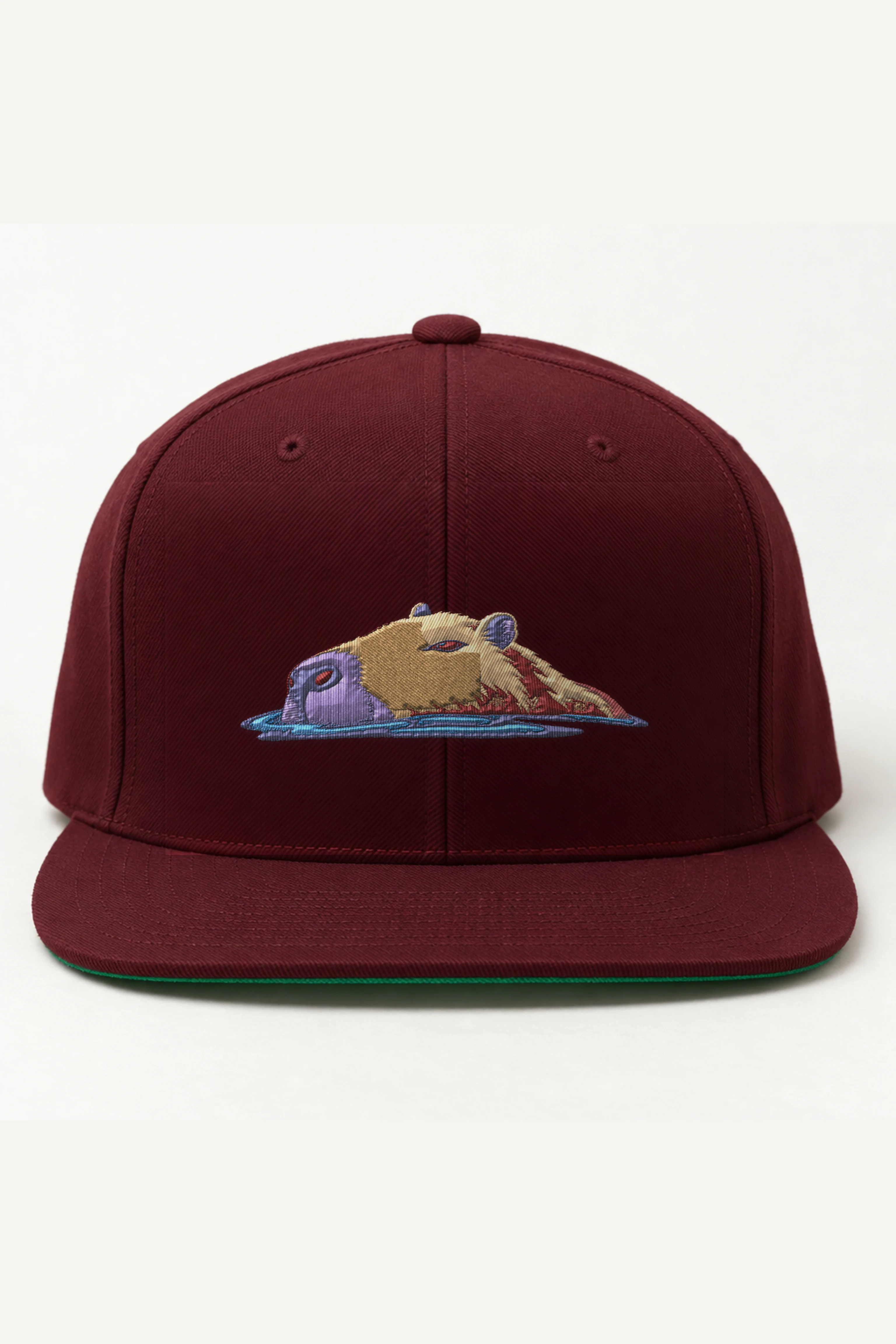 "Swimming Capybara" Classic Snapback · Embroidered