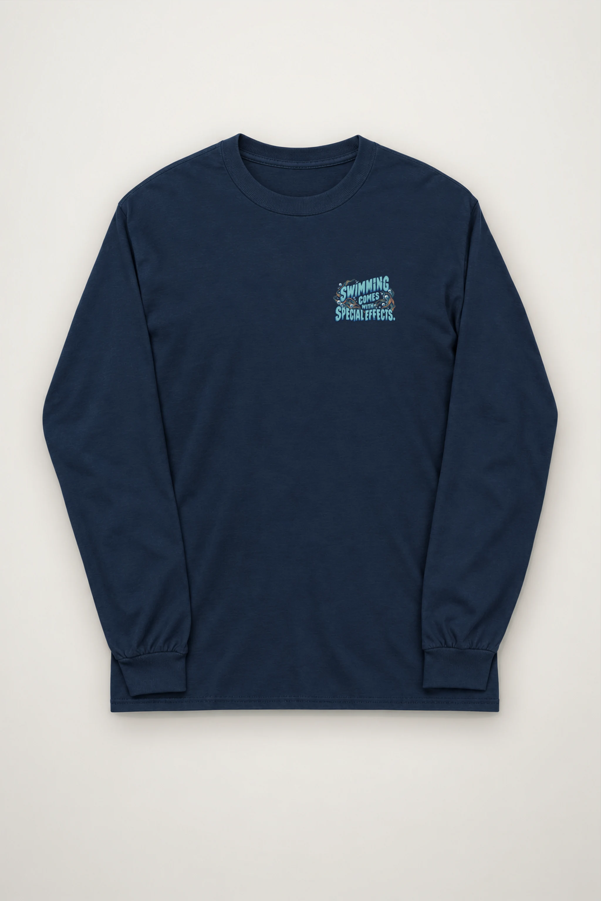 "Swimming Comes With Special Effects" Unisex Longsleeve T-shirt