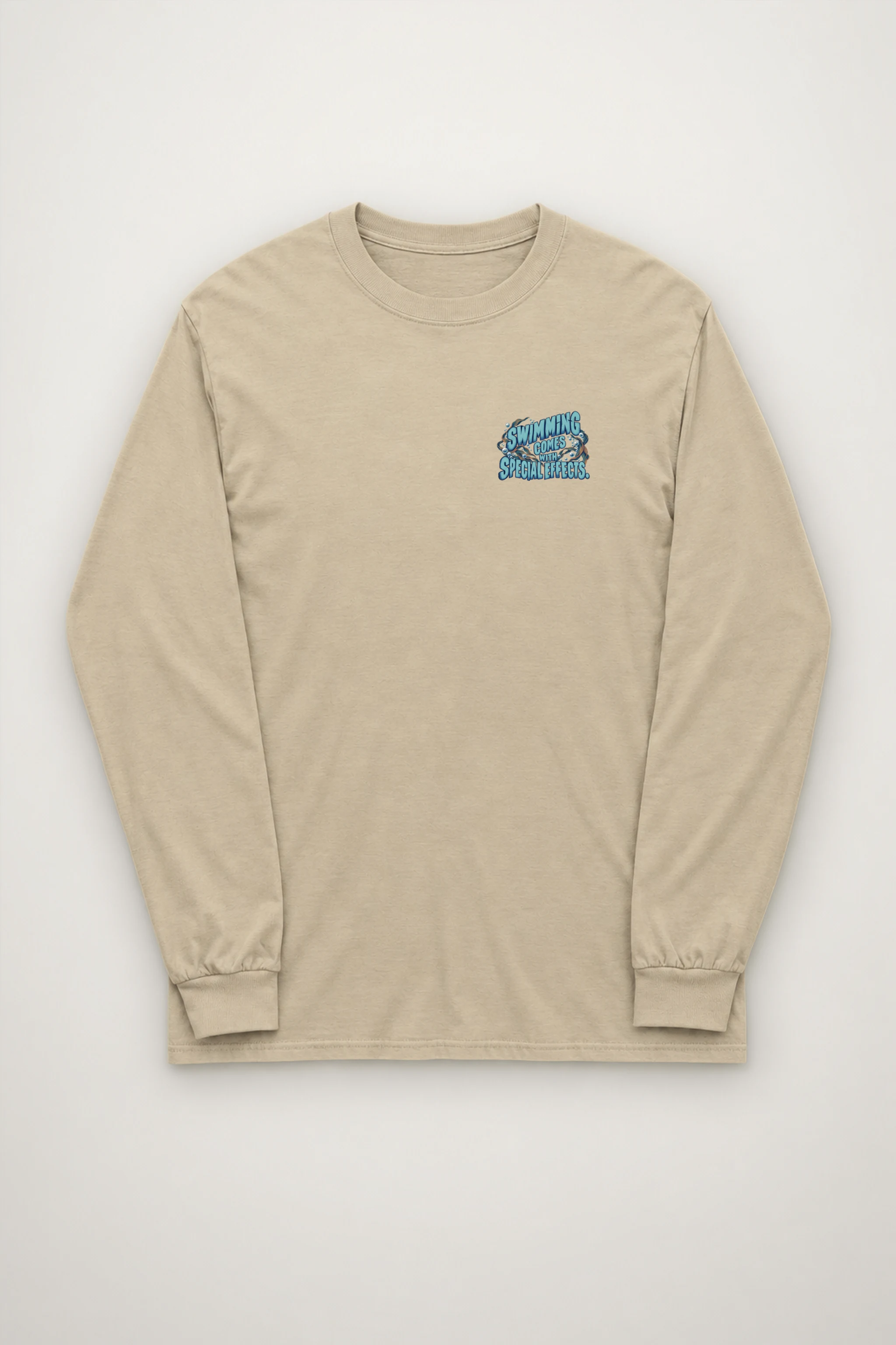 "Swimming Comes With Special Effects" Unisex Longsleeve T-shirt