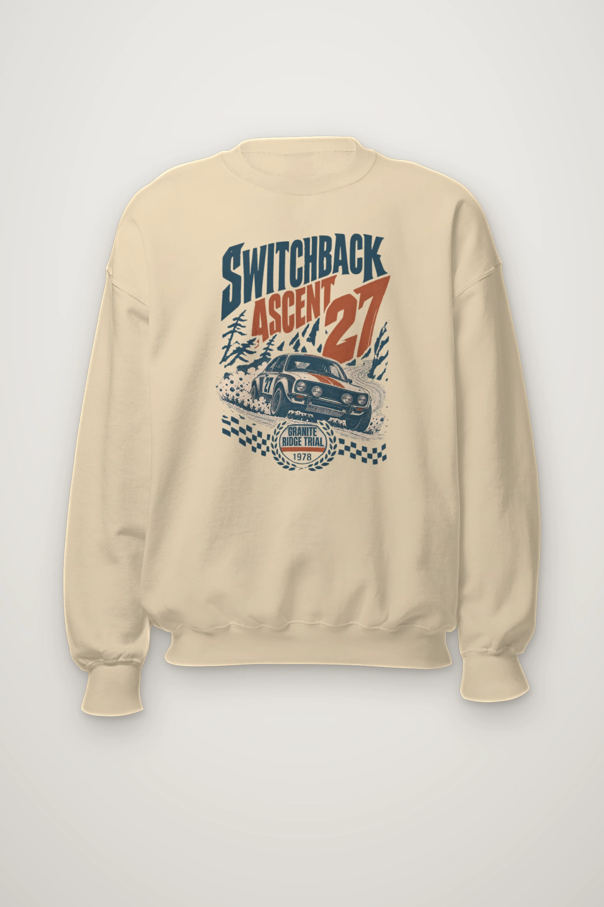 "Switchback Ascent 27" Heavy Blend Unisex Crewneck Sweatshirt