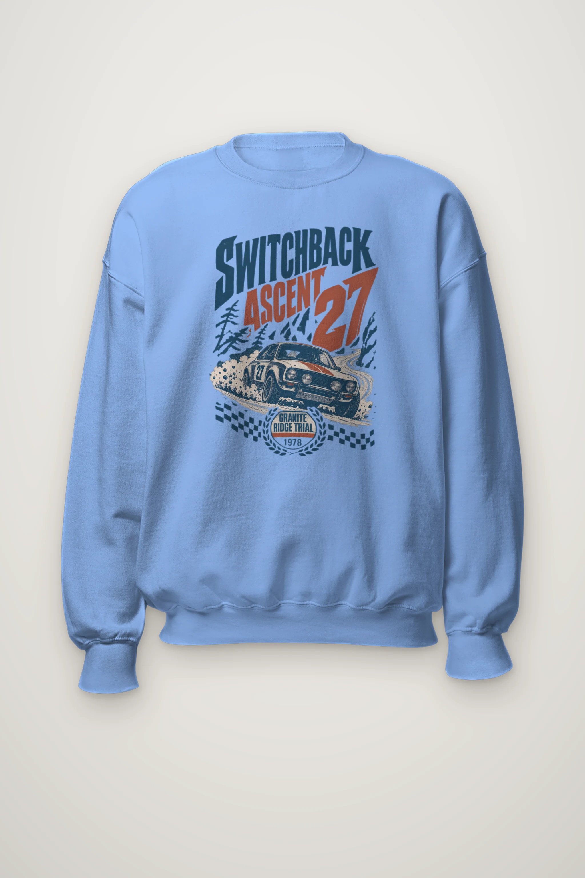 "Switchback Ascent 27" Heavy Blend Unisex Crewneck Sweatshirt