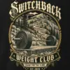 "Switchback Weight Club" Men's Oversized Heavyweight Crewneck T-Shirt