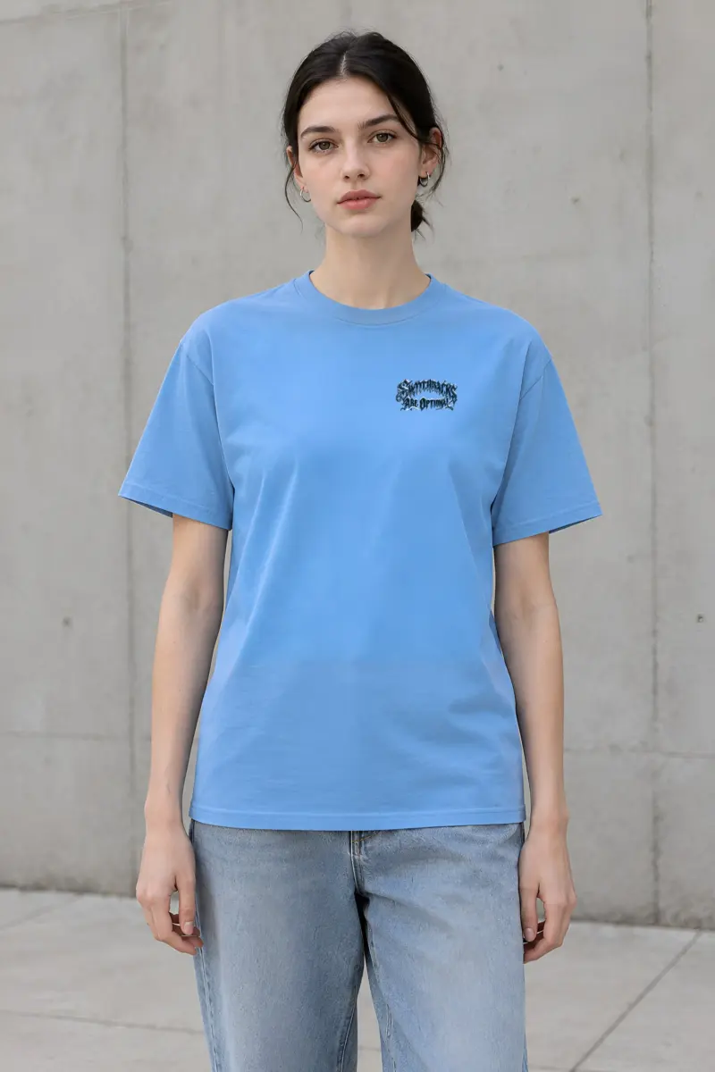 "Switchbacks Are Optional" Heavyweight Unisex Crewneck T-shirt