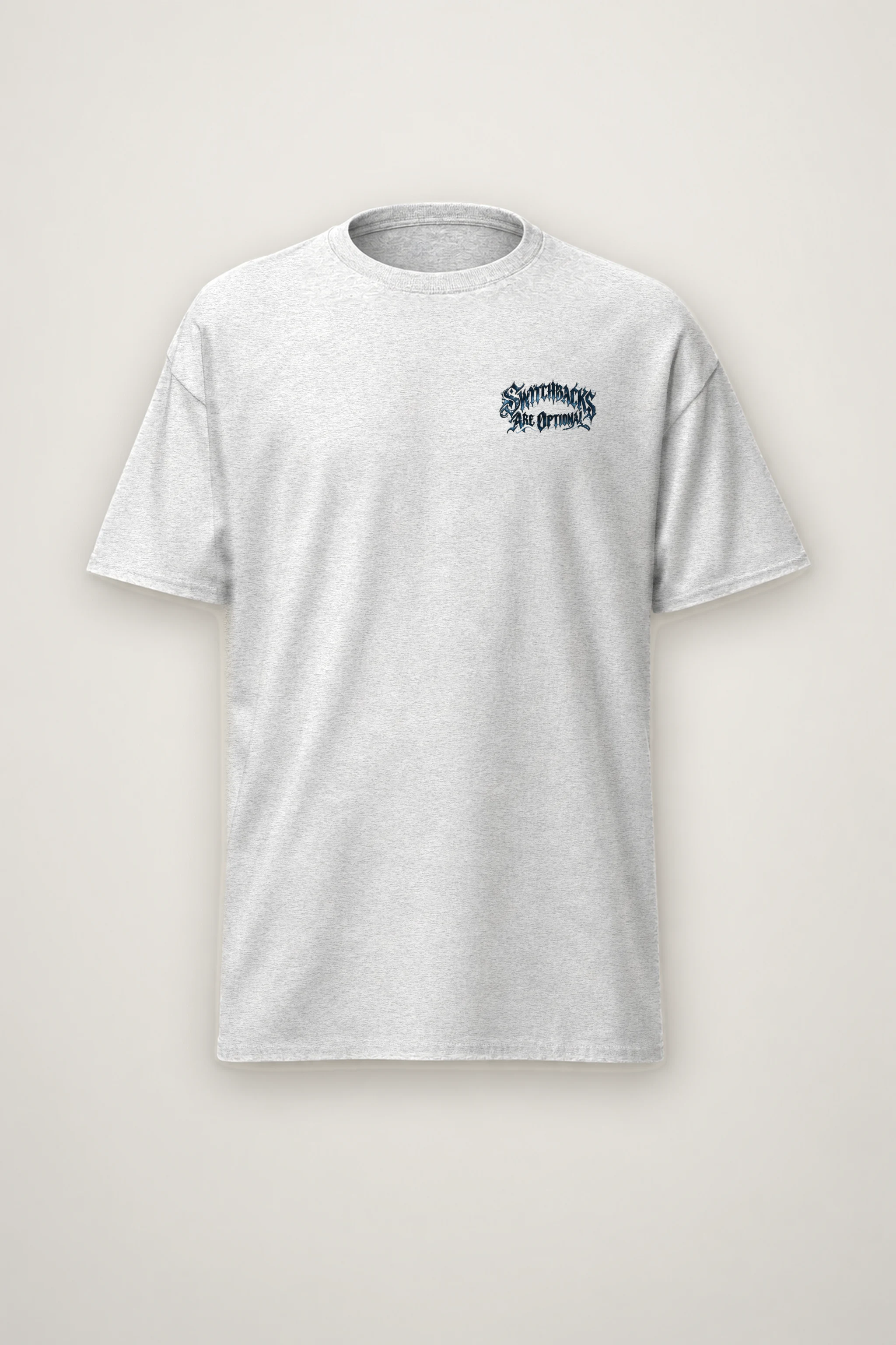 "Switchbacks Are Optional" Heavyweight Unisex Crewneck T-shirt