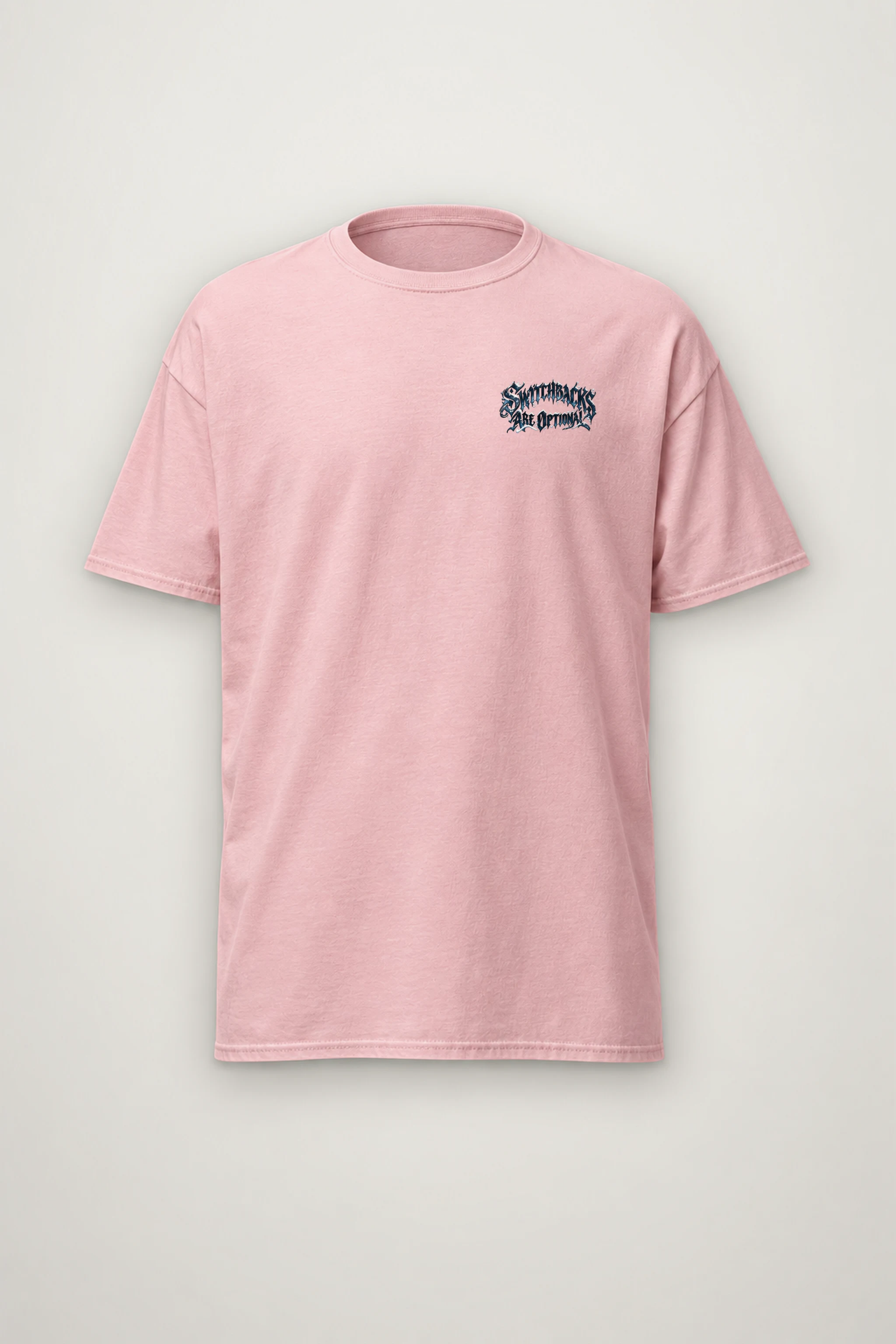 "Switchbacks Are Optional" Heavyweight Unisex Crewneck T-shirt