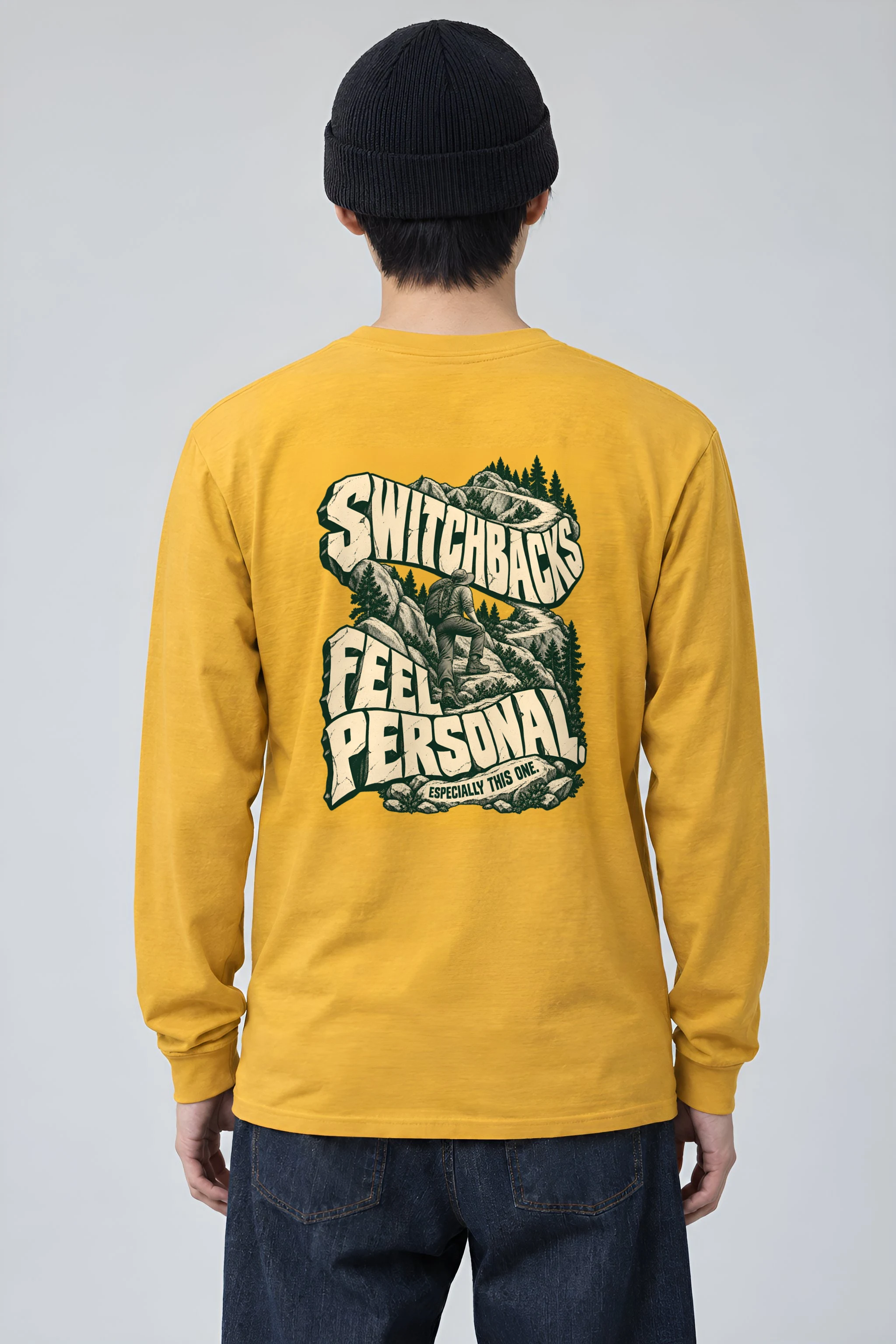 "Switchbacks Feel Personal" Unisex Longsleeve T-shirt