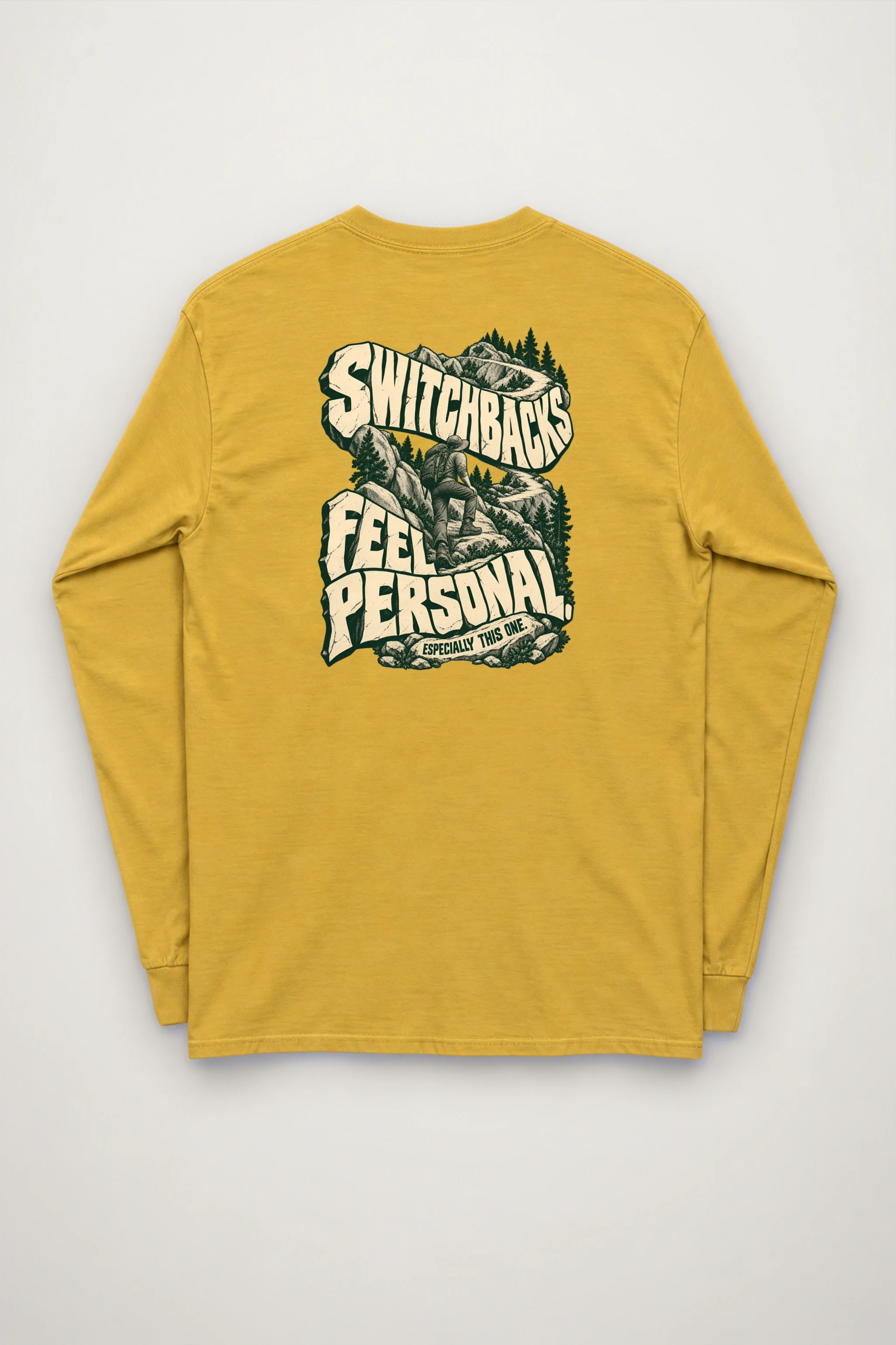 "Switchbacks Feel Personal" Unisex Longsleeve T-shirt