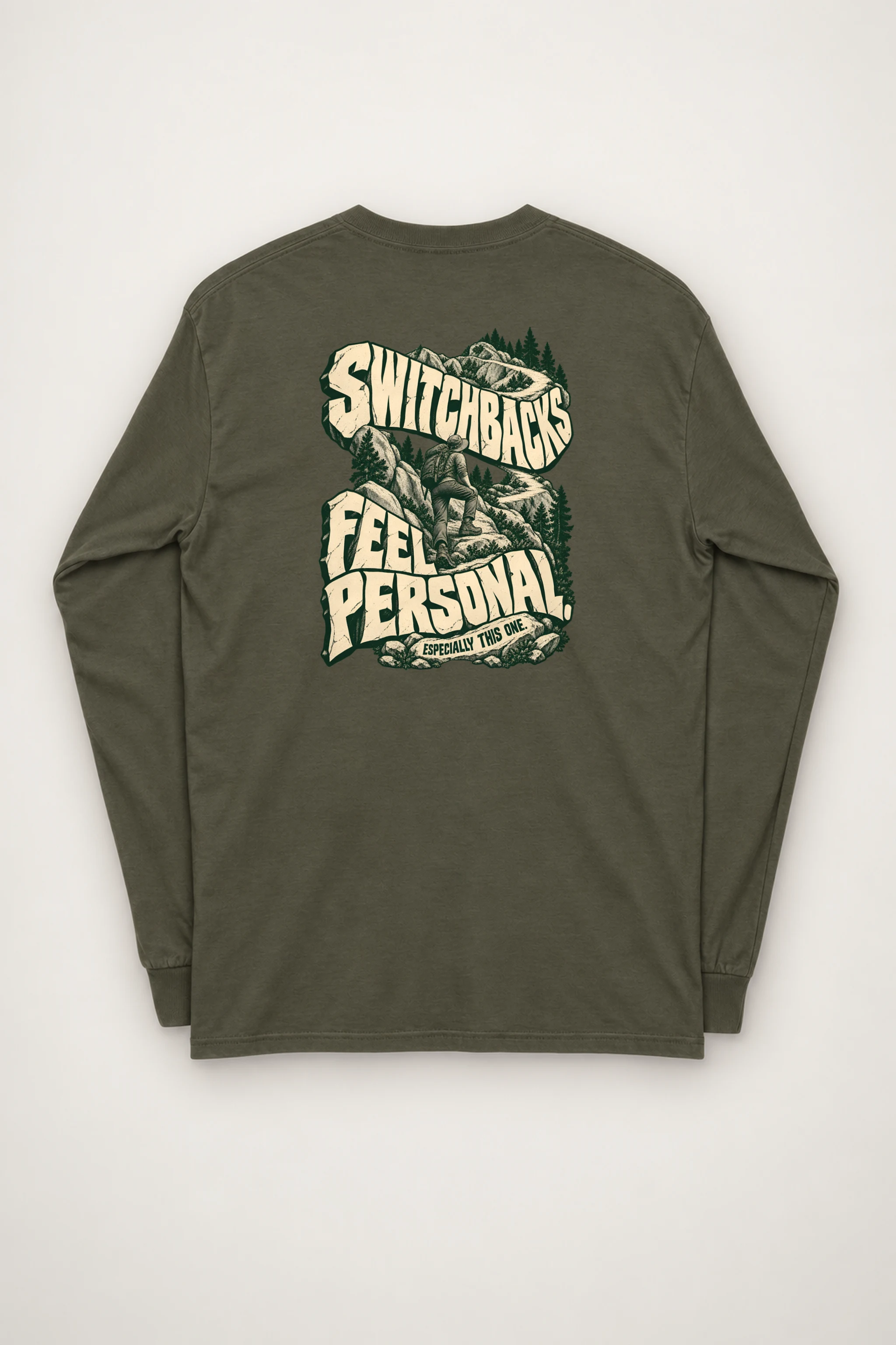 "Switchbacks Feel Personal" Unisex Longsleeve T-shirt