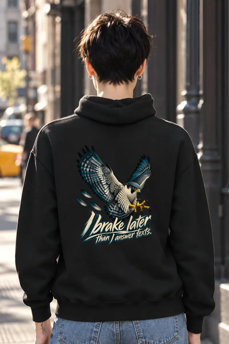 “Swooping Falcon” Unisex Pullover Hoodie