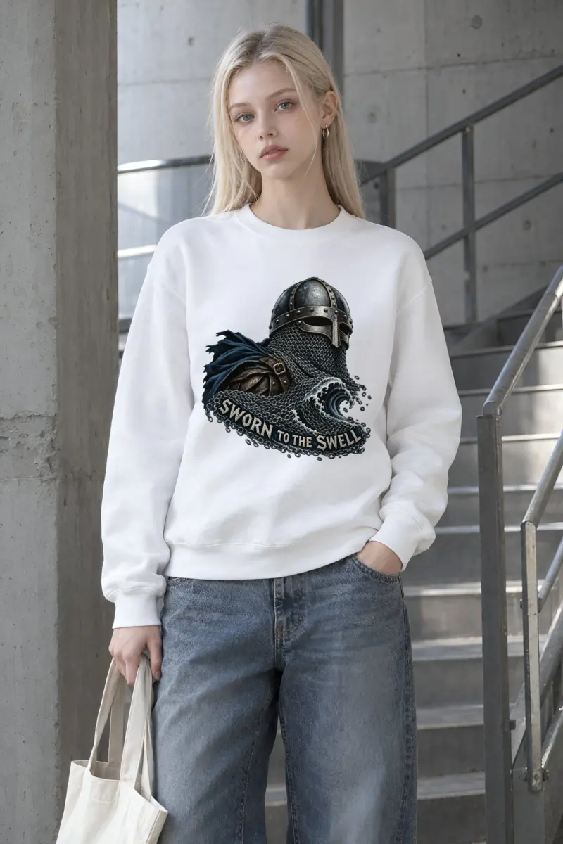 "Sworn to the Swell" Heavy Blend Unisex Crewneck Sweatshirt
