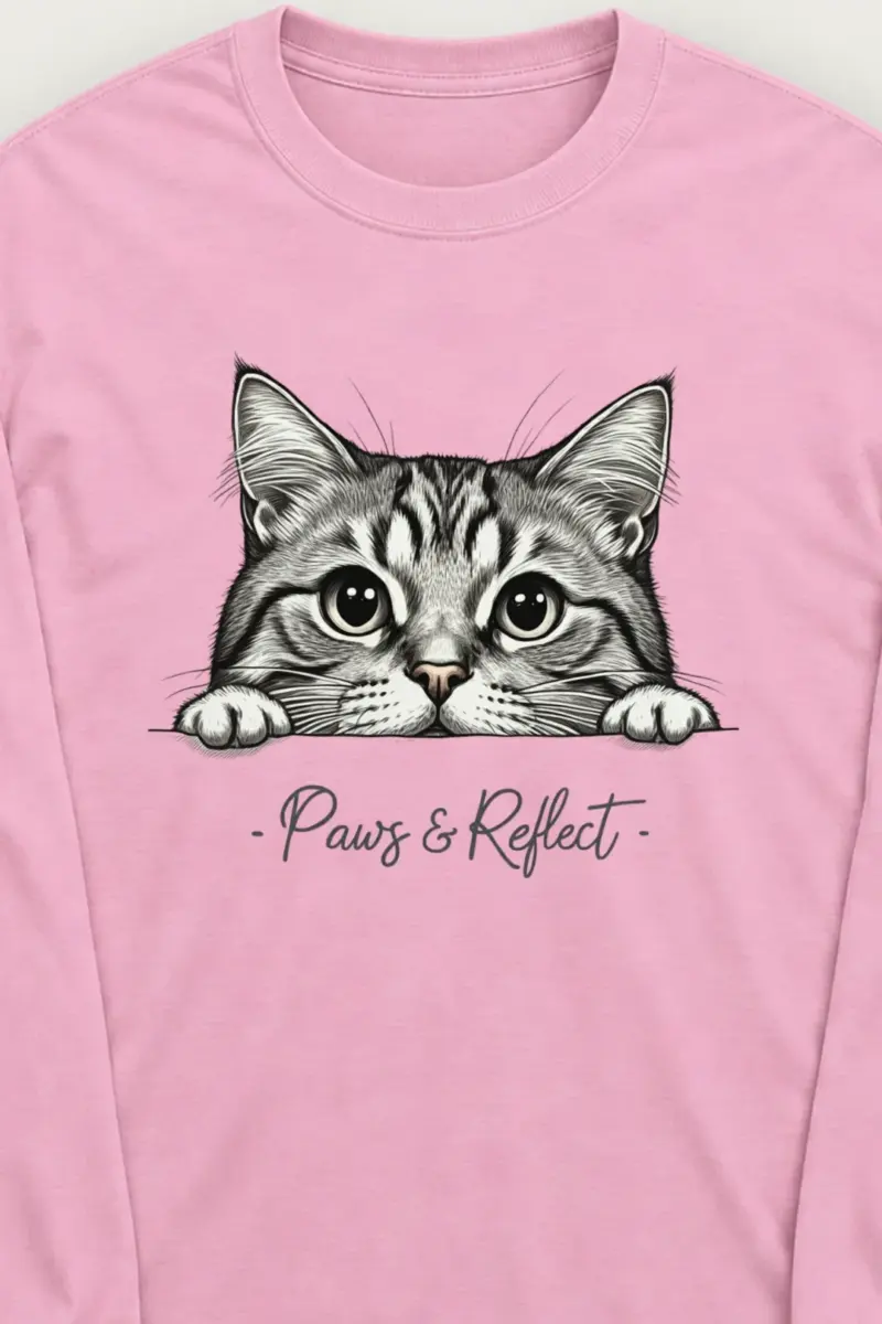 "Tabby Lookout" Unisex Longsleeve T-shirt