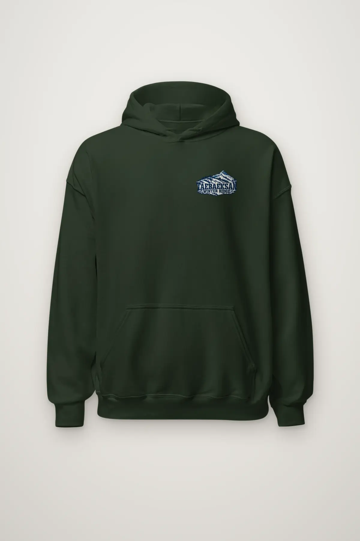 "Taebaeksan Winter Ridge" Heavy Blend Unisex Pullover Hoodie