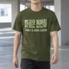 "Take It Slow, Inside" Heavyweight Unisex Crewneck T-shirt