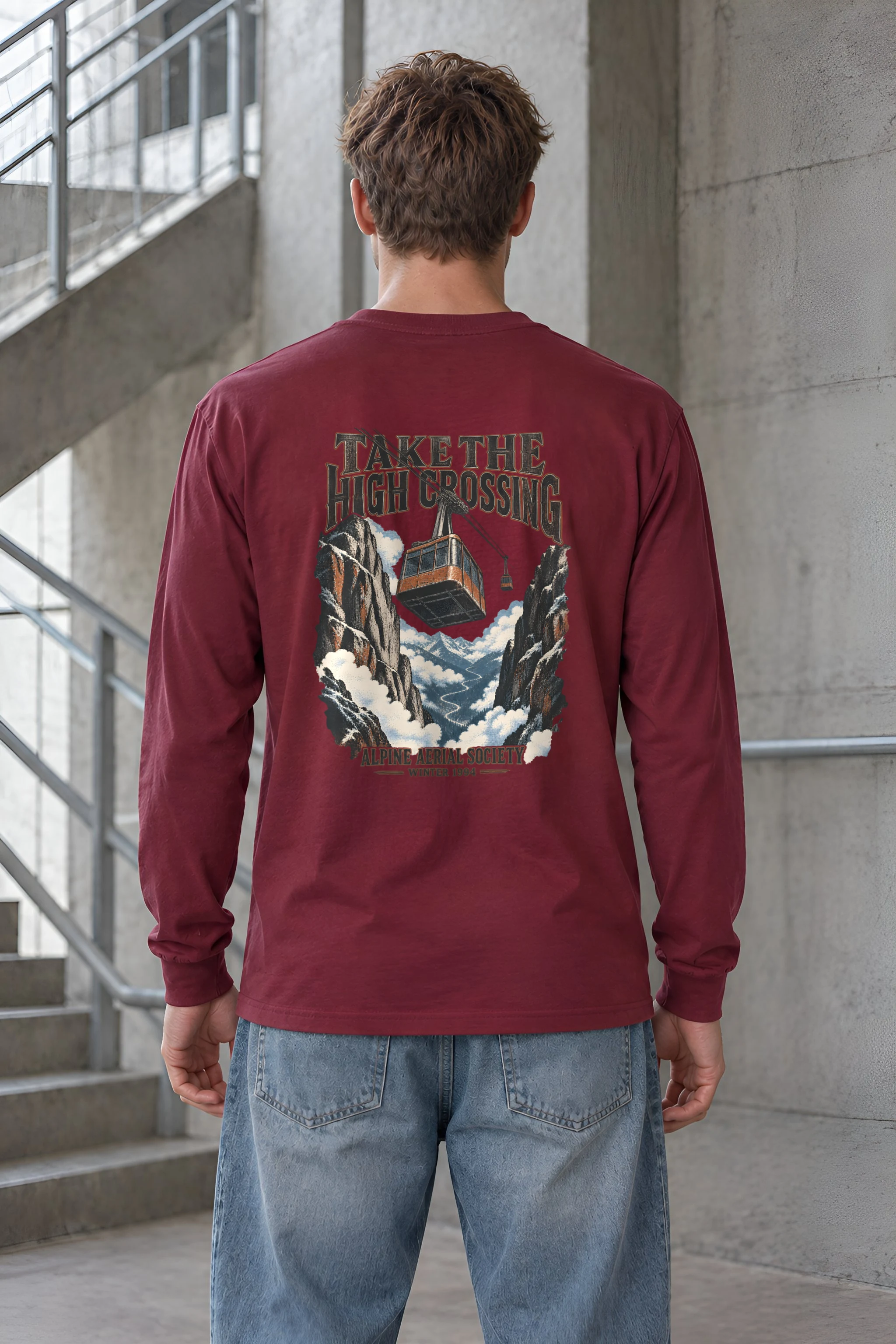 "Take the High Crossing" Unisex Longsleeve T-shirt