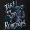"Take the Rooftops" Heavyweight Unisex Crewneck T-shirt