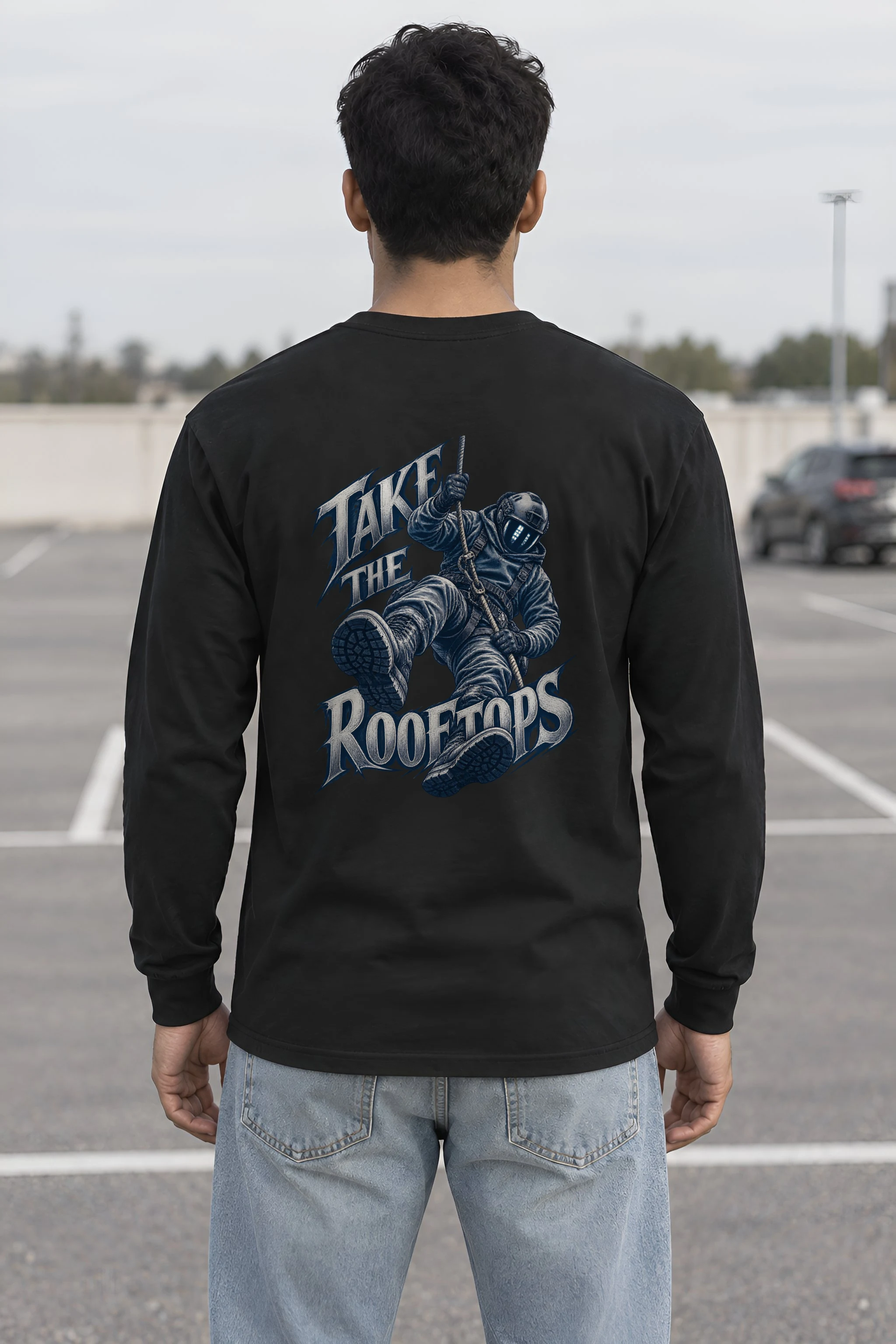 "Take the Rooftops" Unisex Longsleeve T-shirt