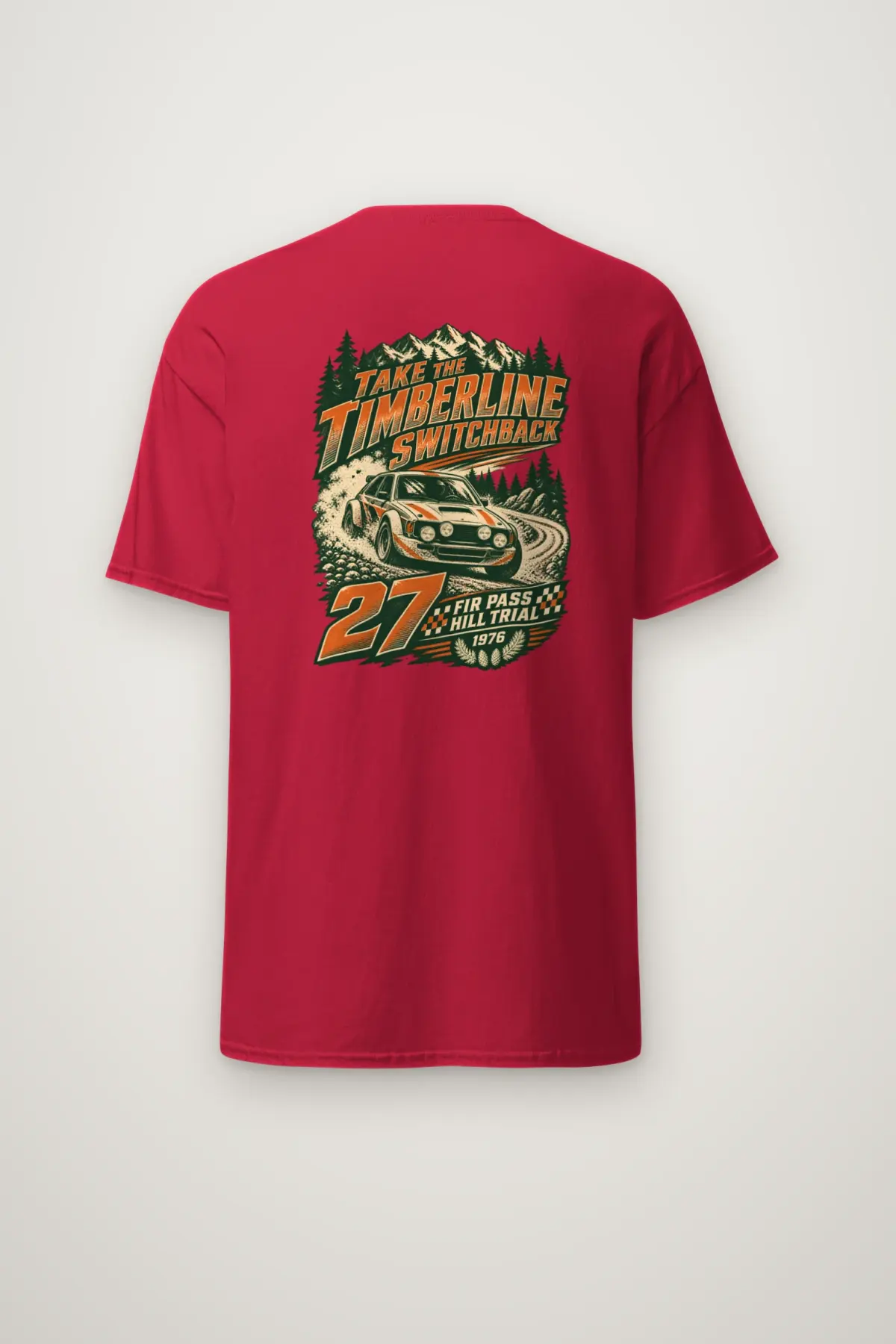 "Take the Timberline Switchback" Heavyweight Unisex Crewneck T-shirt