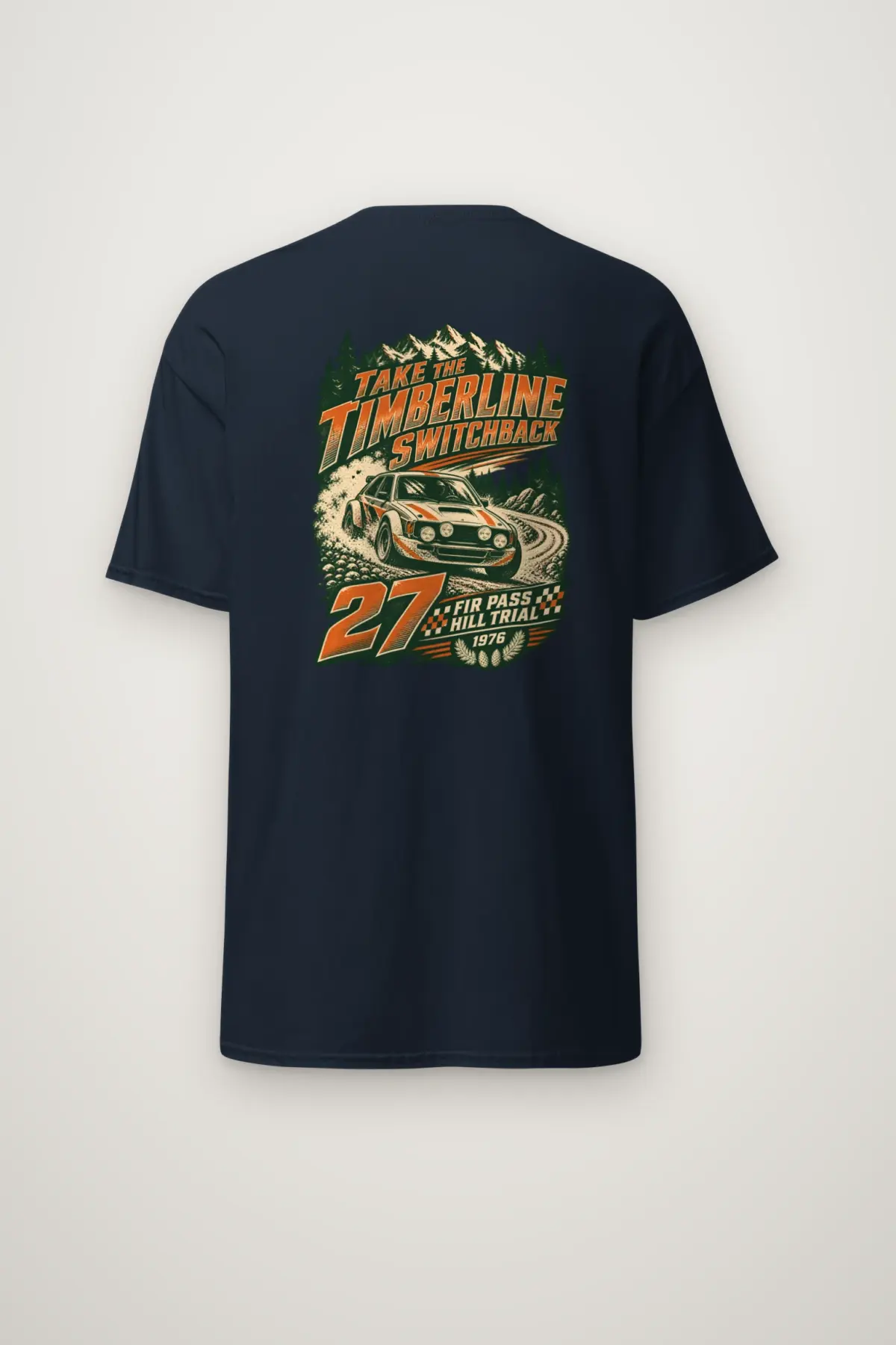 "Take the Timberline Switchback" Heavyweight Unisex Crewneck T-shirt
