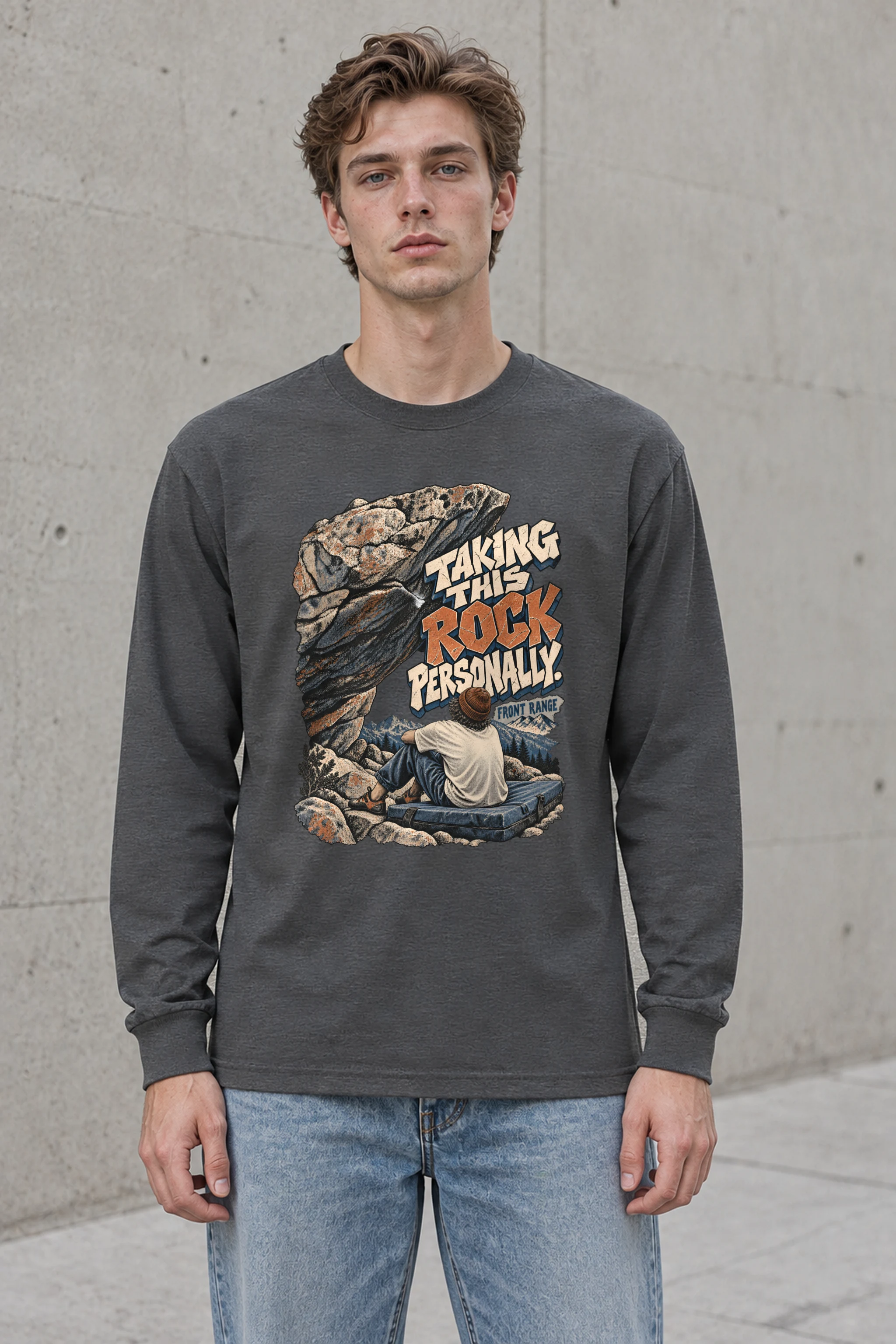 "Taking This Rock Personally" Unisex Longsleeve T-shirt