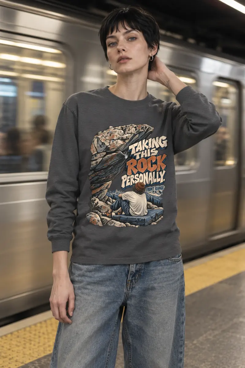 "Taking This Rock Personally" Unisex Longsleeve T-shirt