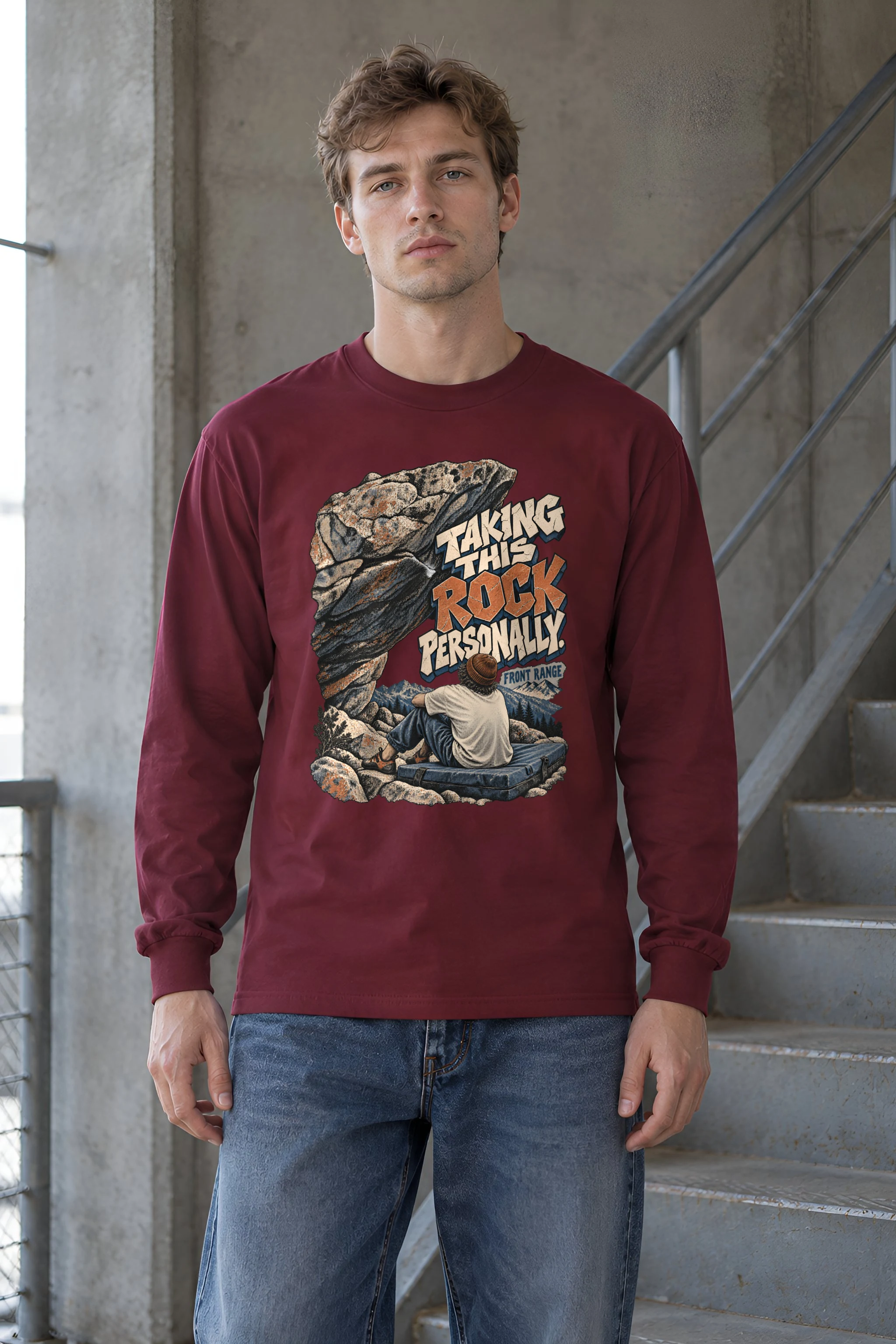 "Taking This Rock Personally" Unisex Longsleeve T-shirt