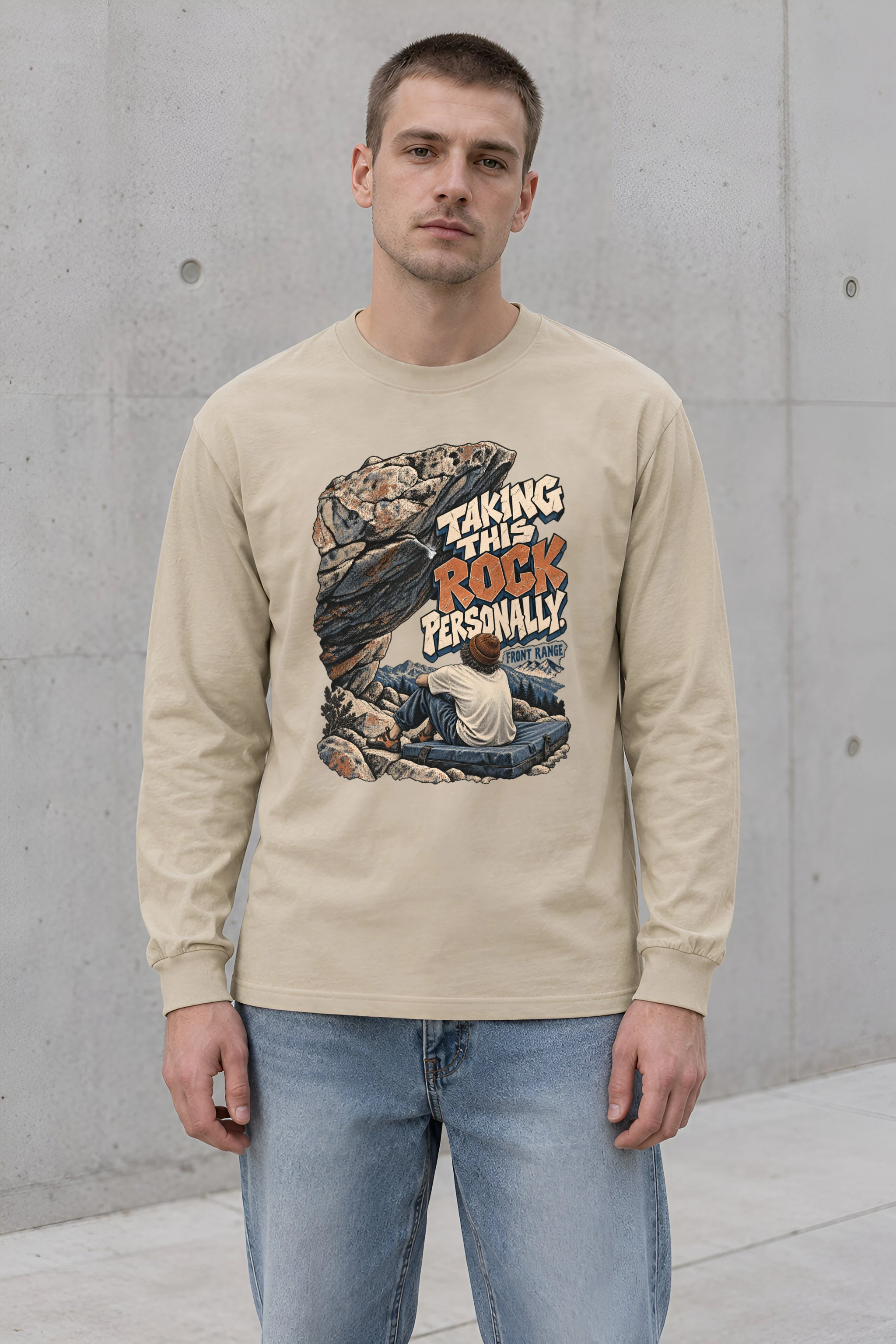 "Taking This Rock Personally" Unisex Longsleeve T-shirt