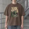 "Tea Can Be Reheated" Men's Oversized Heavyweight Crewneck T-Shirt