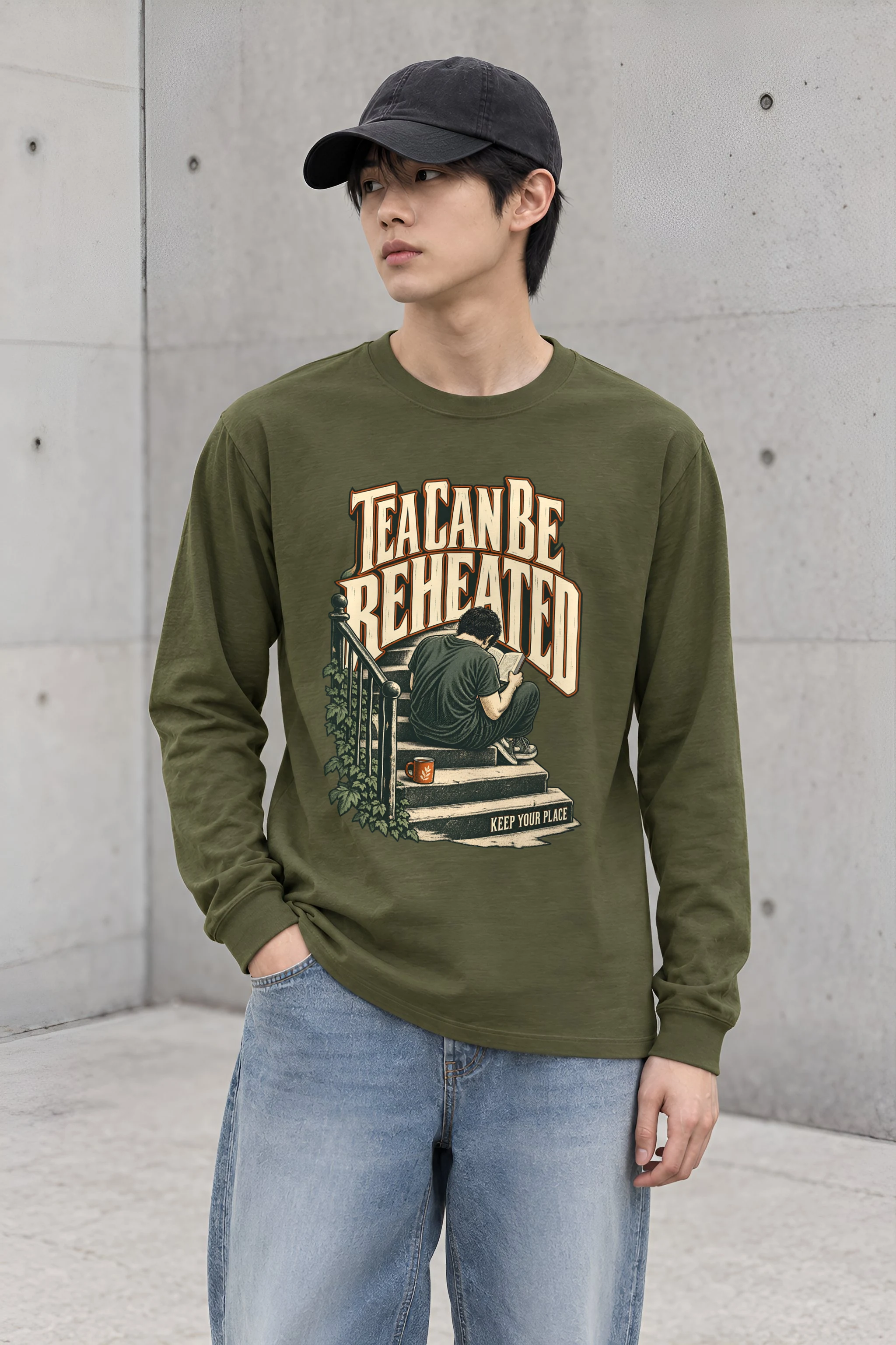 "Tea Can Be Reheated" Unisex Longsleeve T-shirt