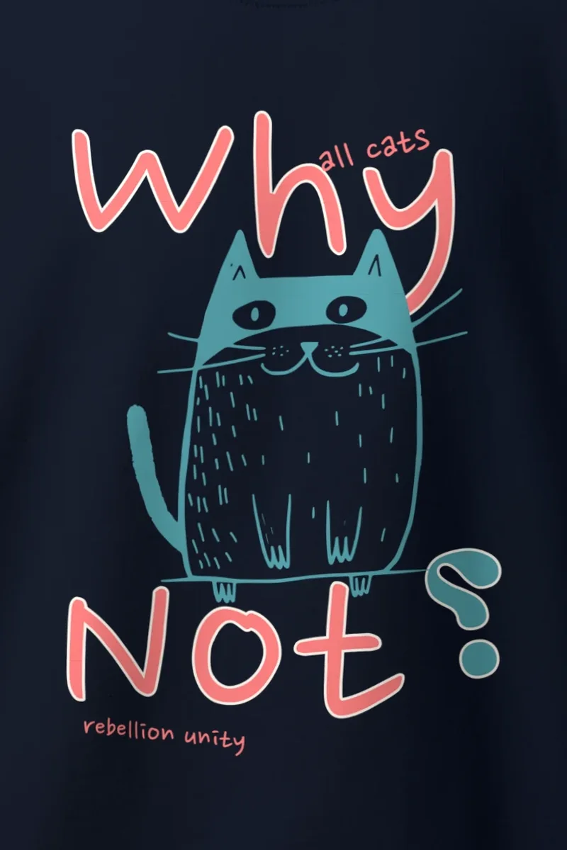 "Teal Cat Unity" Heavy Blend Unisex Crewneck Sweatshirt